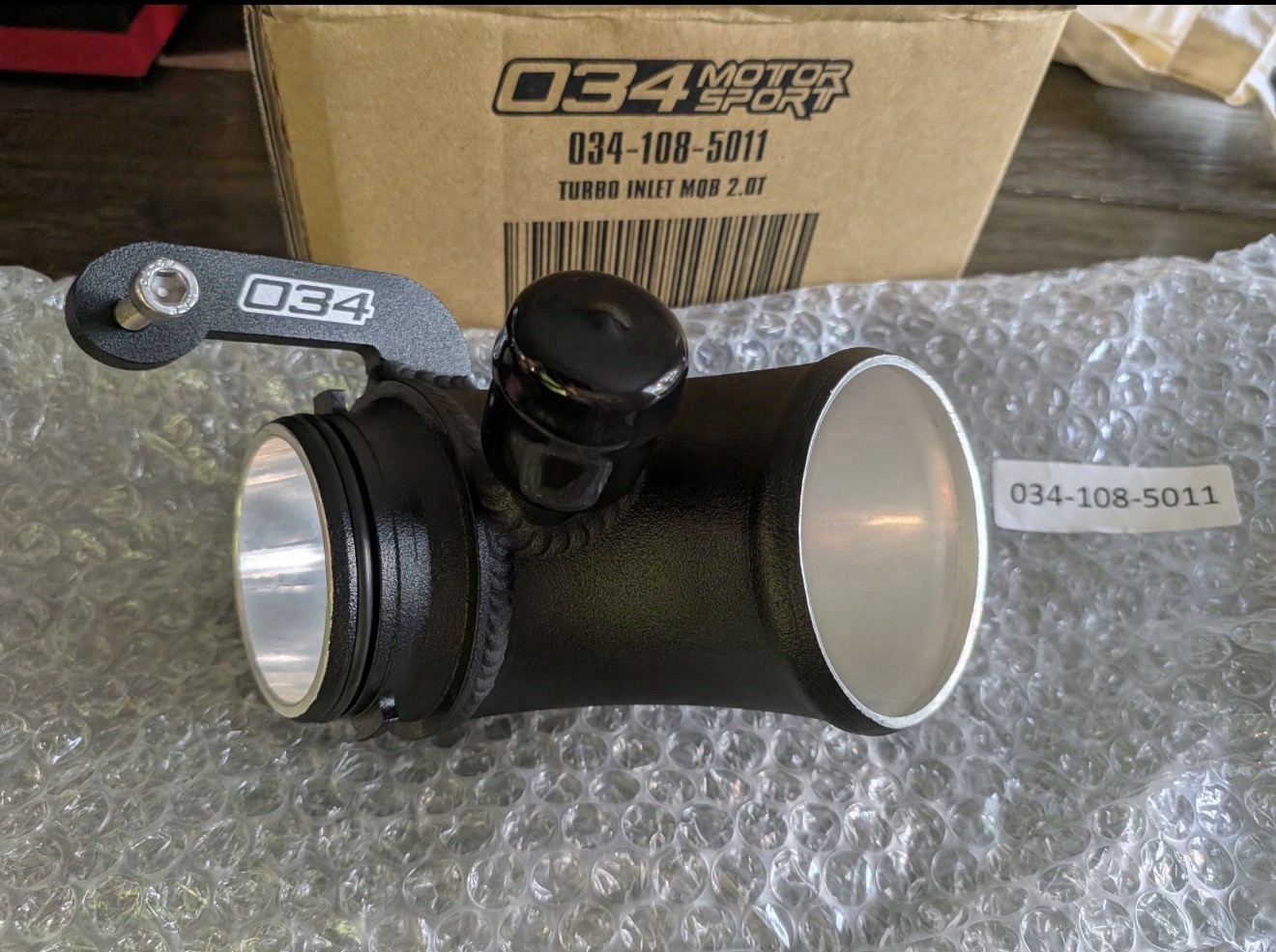 034 Motorsport Inlet Turbo Pipe Fits 1.8T And 2.0TMQB 034 Motorsport Inlet Turbo Pipe Fits 1.8T And 2.0TMQB