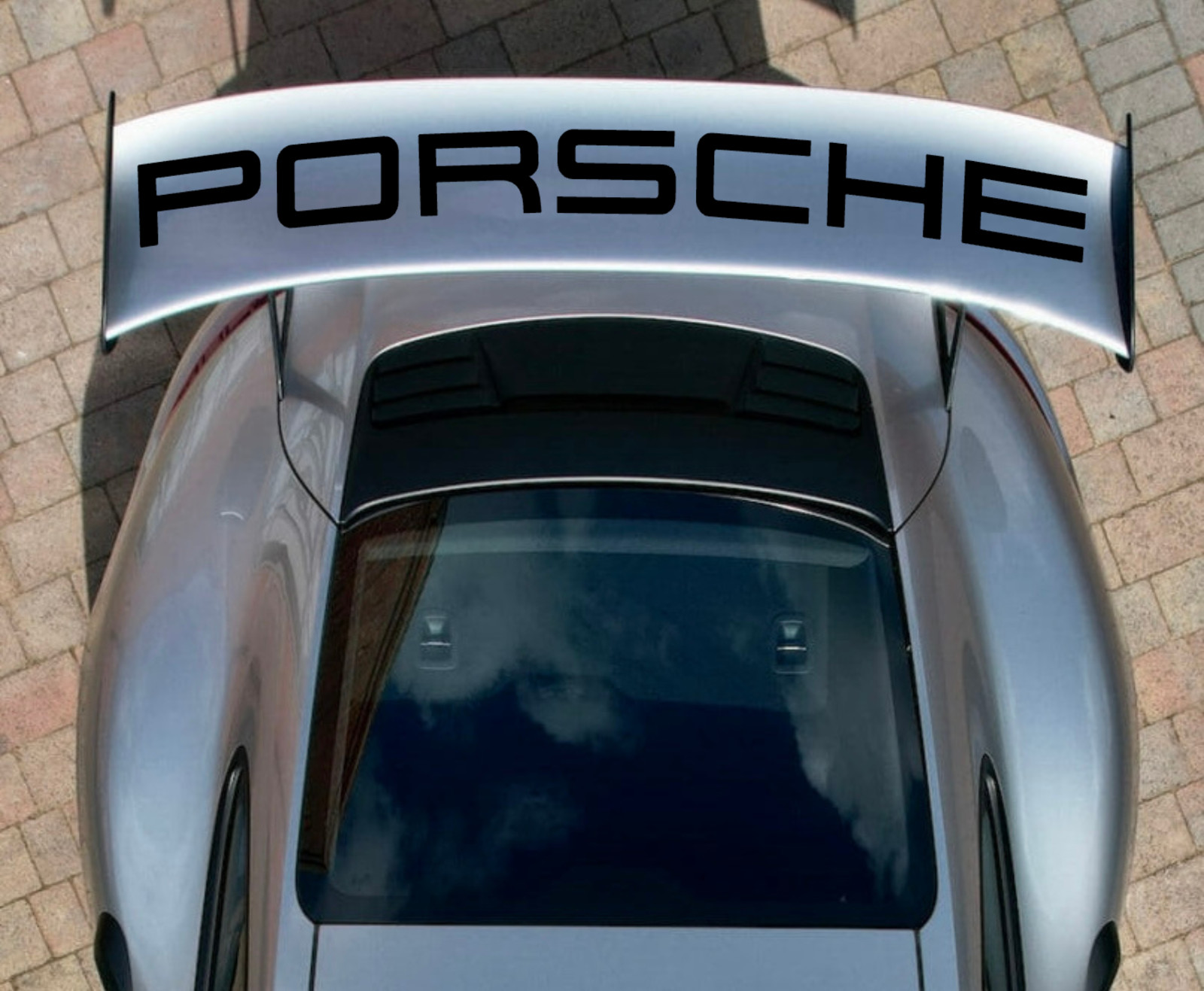 Spoiler Wing Decal Script Font Compatible with Porsche 911 GT3 RS 991 Spoiler Wing Decal Script Font Compatible with Porsche 911 GT3 RS 991