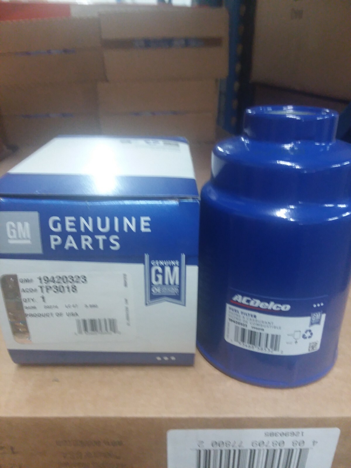 TP3018 AC DELCO DIESEL FUEL FILTER TP3012 19305685 12664429 12633243 NEW DURAMAX