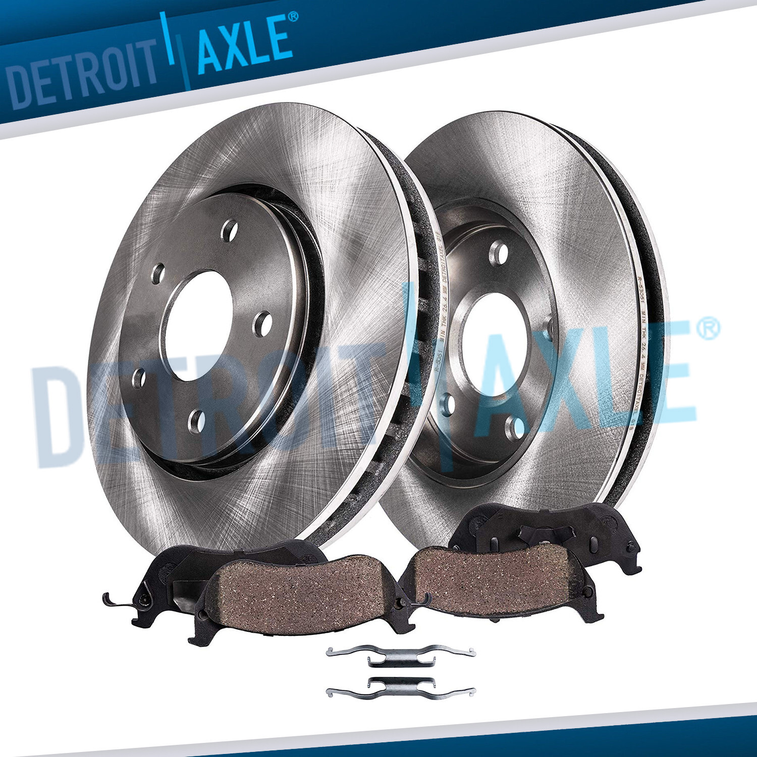 Front Disc Rotors and Brake Pads for Ford Escape Mazda Tribute Mercury Mariner
