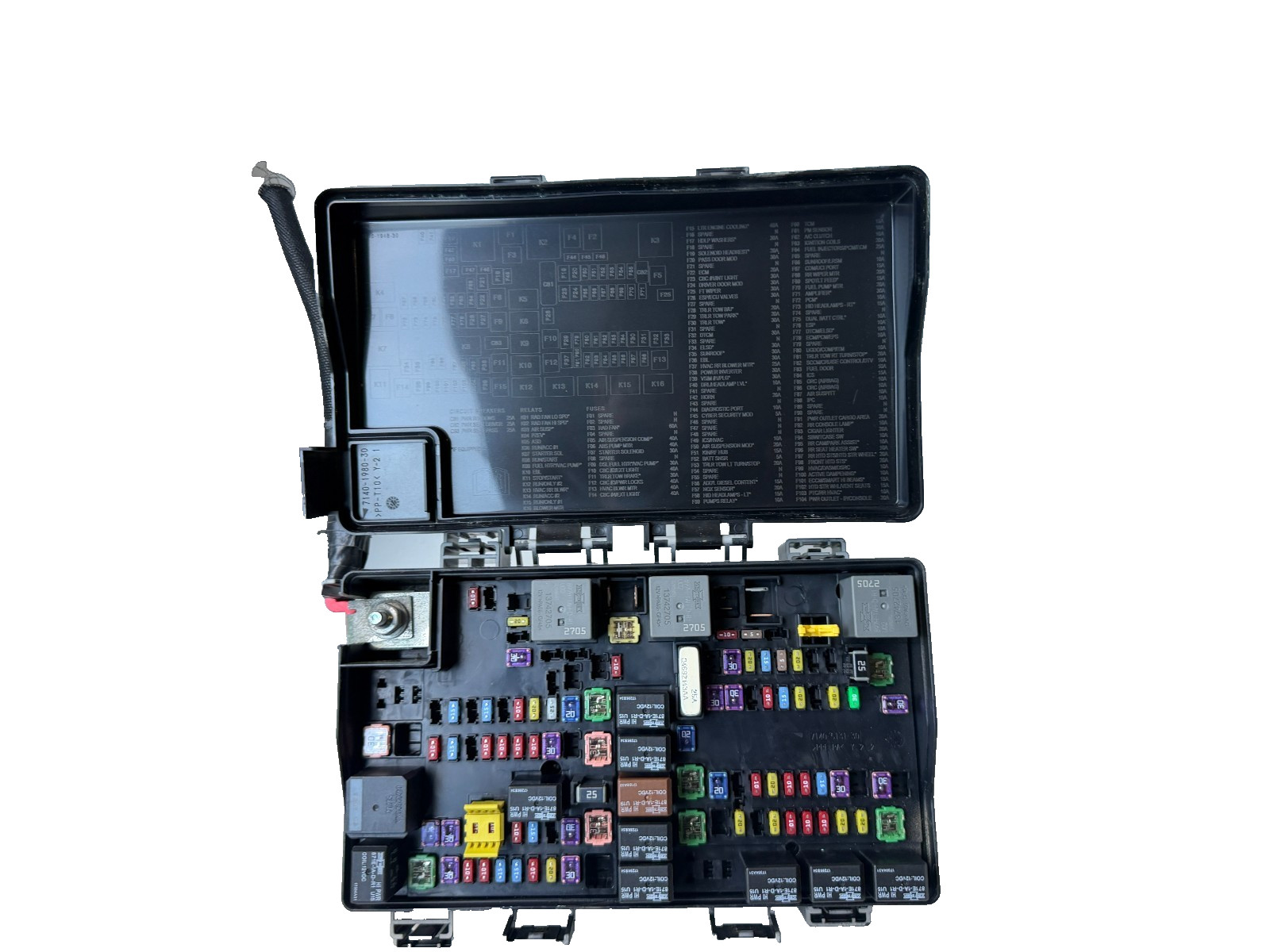 18 - 22 Jeep Grand Cherokee Fuse Box Relay Control Module TPIM P68251626AC OEM 18 - 22 Jeep Grand Cherokee Fuse Box Relay Control Module TPIM P68251626AC OEM