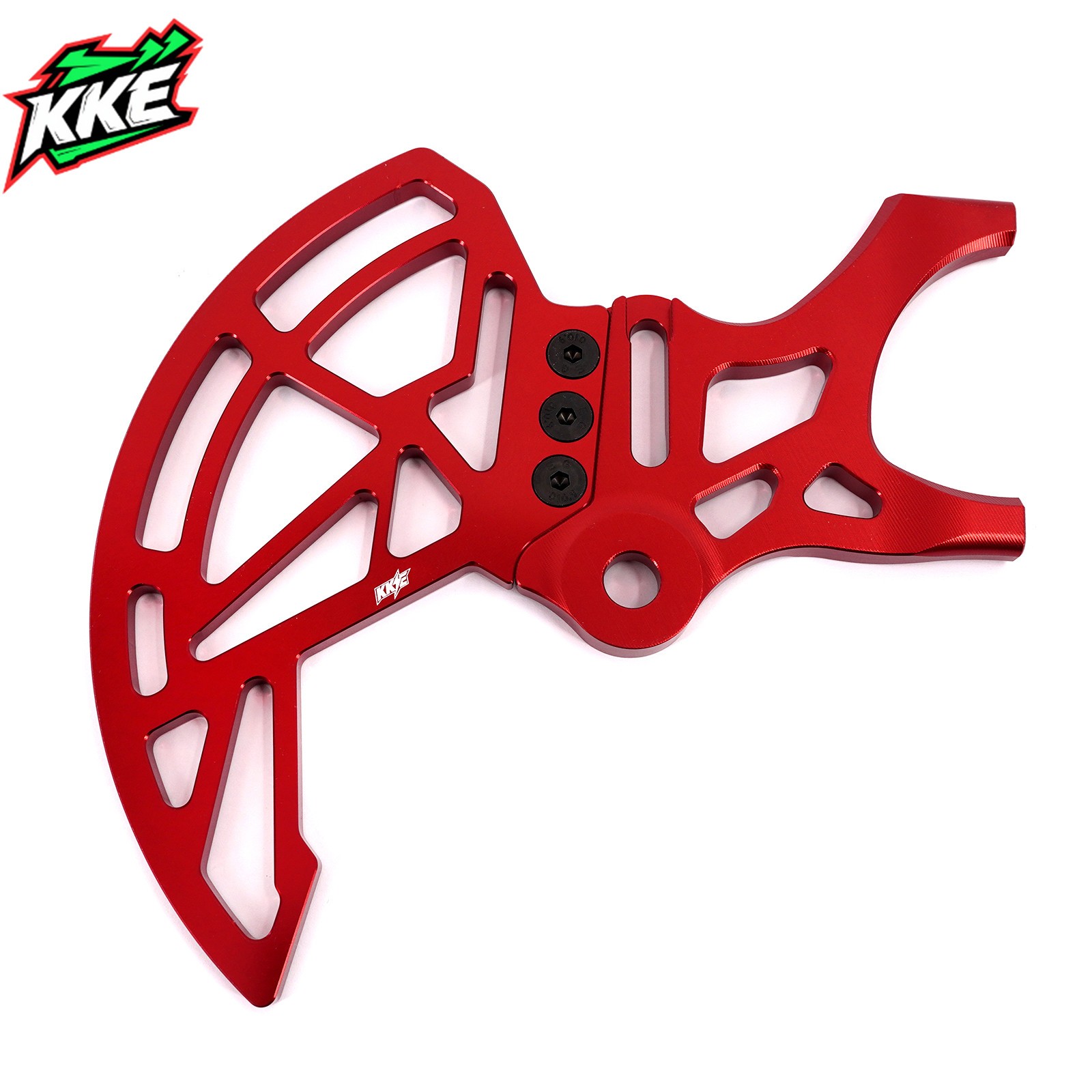 KKE CNC Red Rear Brake Rotor Guard for SurRon Light Bee-X 2019-2024 Off-Road
