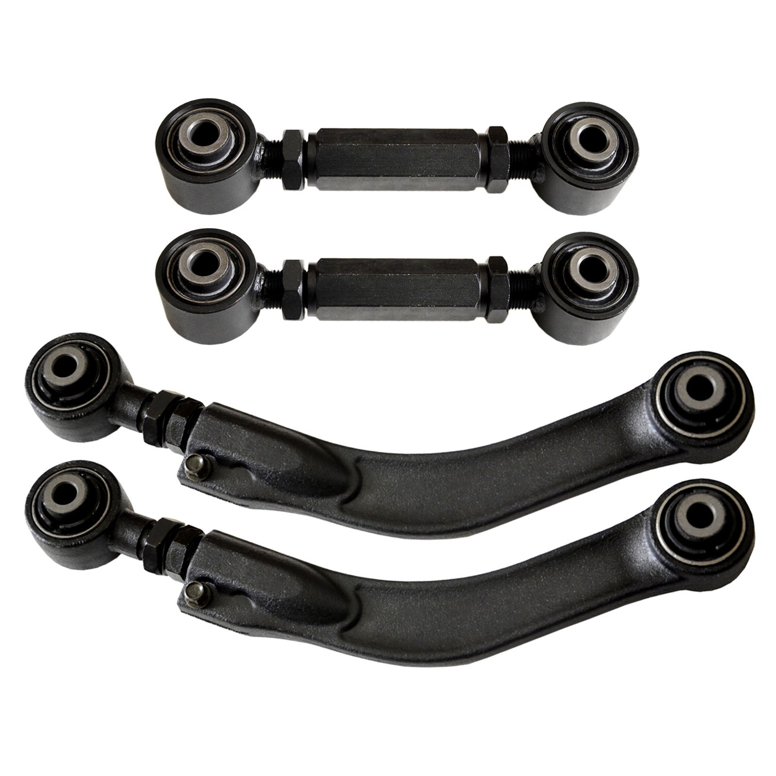 KAITAO 4pcs Rear Adjustable Camber&Toe arm for Mitsubishi Outlander Lancer 08-17