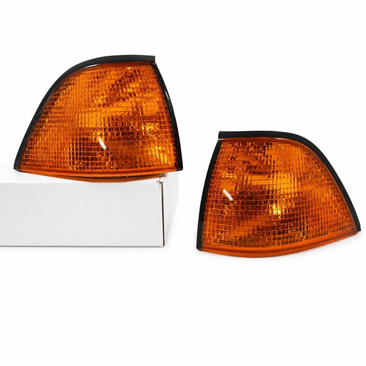 DEPO Euro M3 Amber Corner Signal Lights For-92-99-BMW E36 2D Coupe / Convertible
