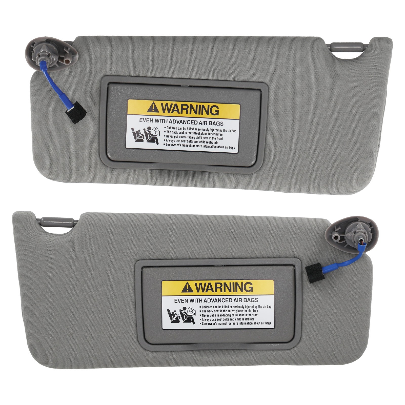 Pair Driver Passenger Sun Visor w/light For Honda Accord 08-17 83280ta5a51za
