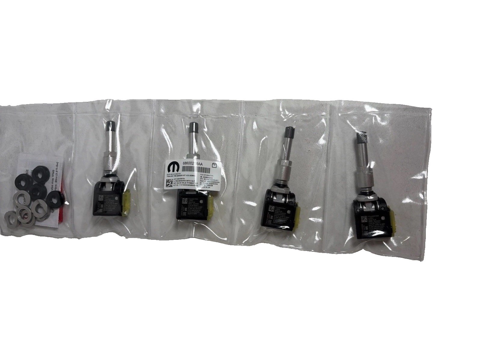 Genuine Mopar 2023-2026 RAM Trailer Tire Pressure Sensor Kit 68600218AA Genuine Mopar 2023-2026 RAM Trailer Tire Pressure Sensor Kit 68600218AA