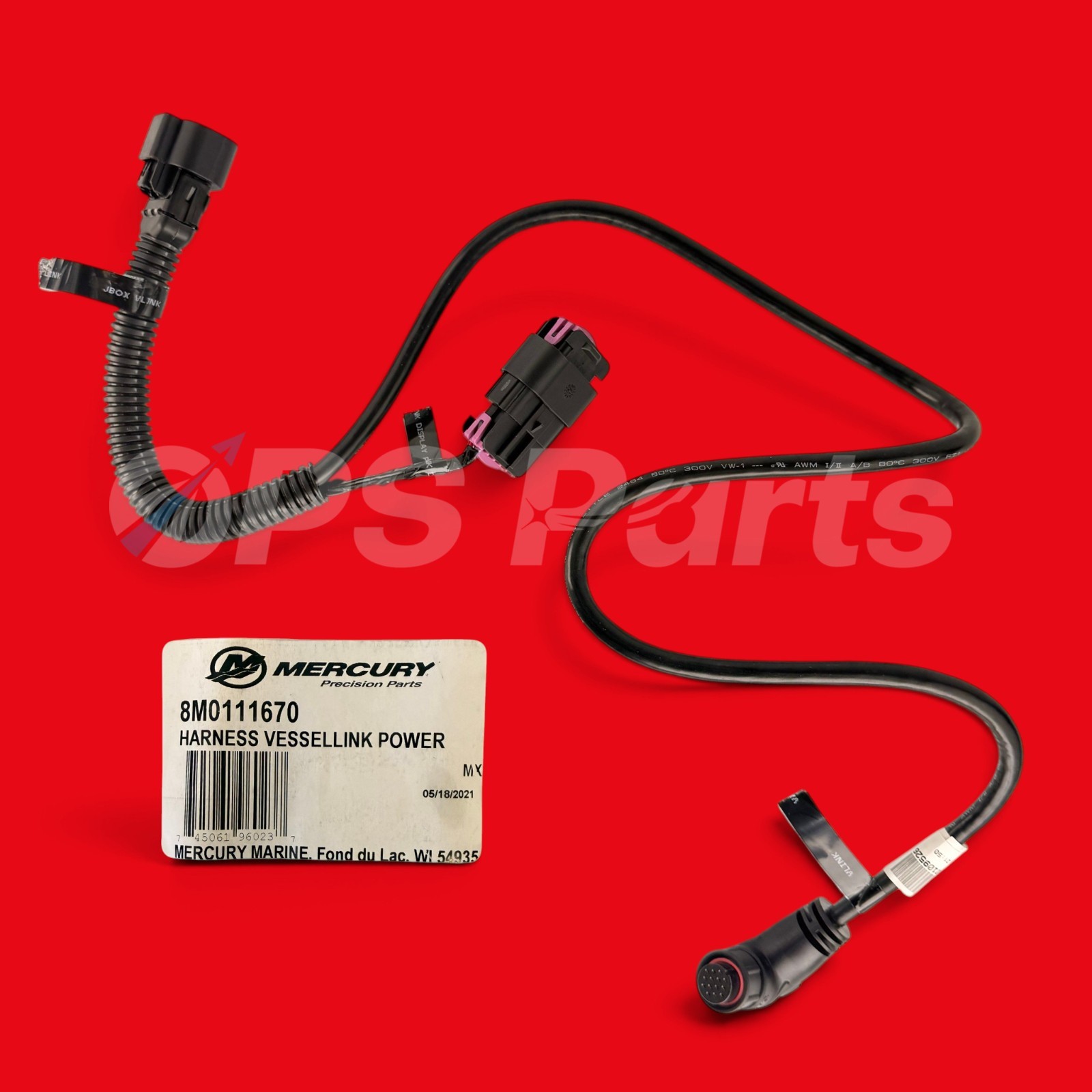 Mercury VesselView Link Power Harness -Single or Multi- Part# 8M0111670-New OEM