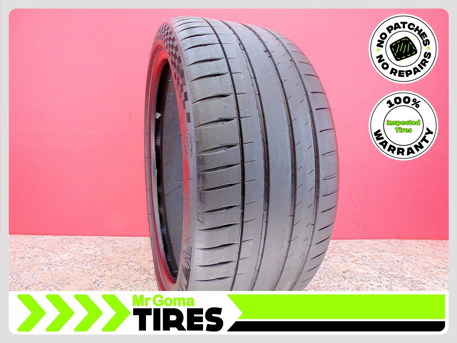 1 Michelin Pilot Sport 4s T2 Acoustic Xl 265/35R21 Used Tire 7.5/32 101Y 2653521 1 Michelin Pilot Sport 4s T2 Acoustic Xl 265/35R21 Used Tire 7.5/32 101Y 2653521