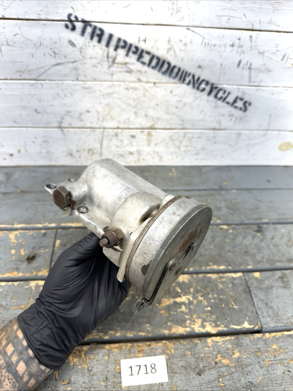 Harley Shovelhead Ratchet Top Transmission Top Panhead   NO Cracks    OEM 