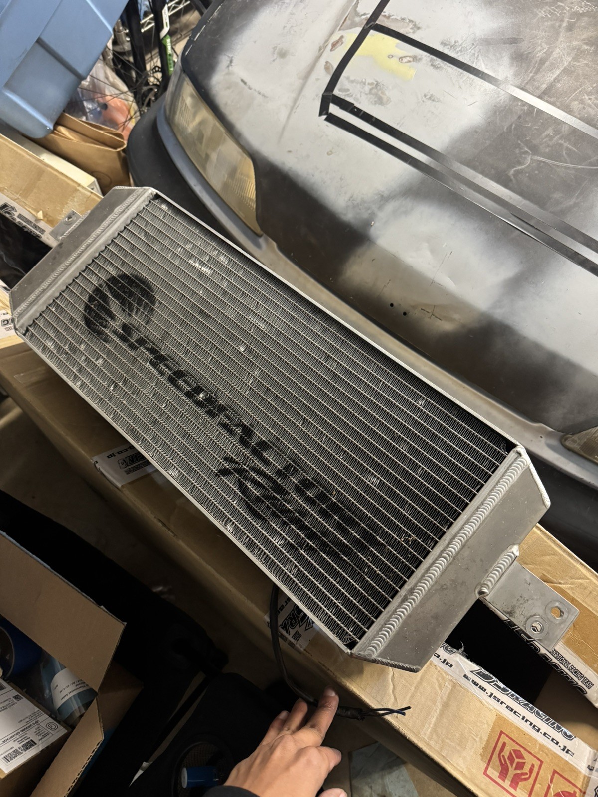 SpeedFactory Racing Aluminum Tucked Radiator For K F B D Series Honda Acura 32mm SpeedFactory Racing Aluminum Tucked Radiator For K F B D Series Honda Acura 32mm