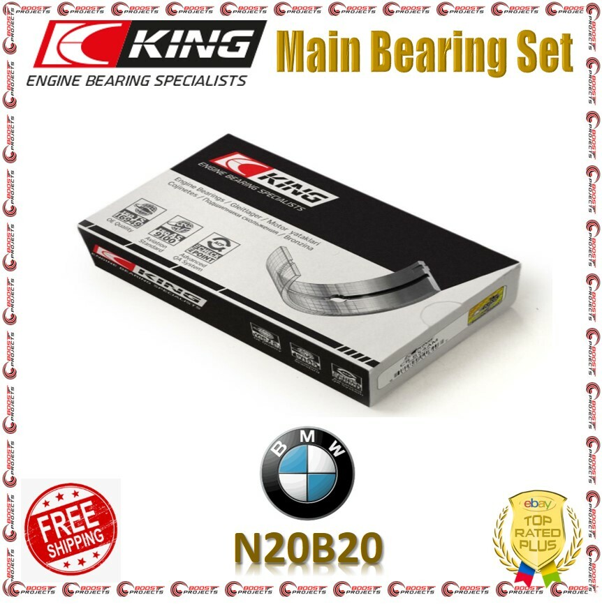 King Engine SI STD Main Bearing Set For BMW N20B20 2.0L 4 Cylinder MB5784SI