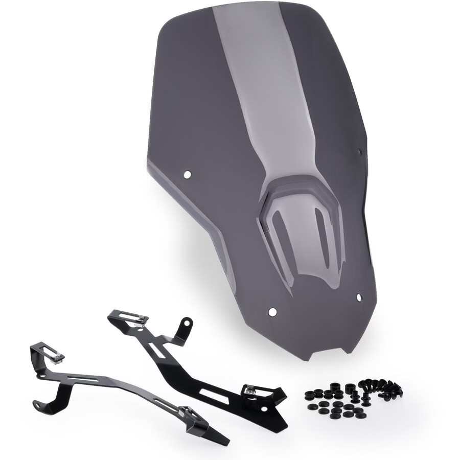 Puig Touring Windscreen - Dark Smoke, 125mm Higher Than OEM 21396F