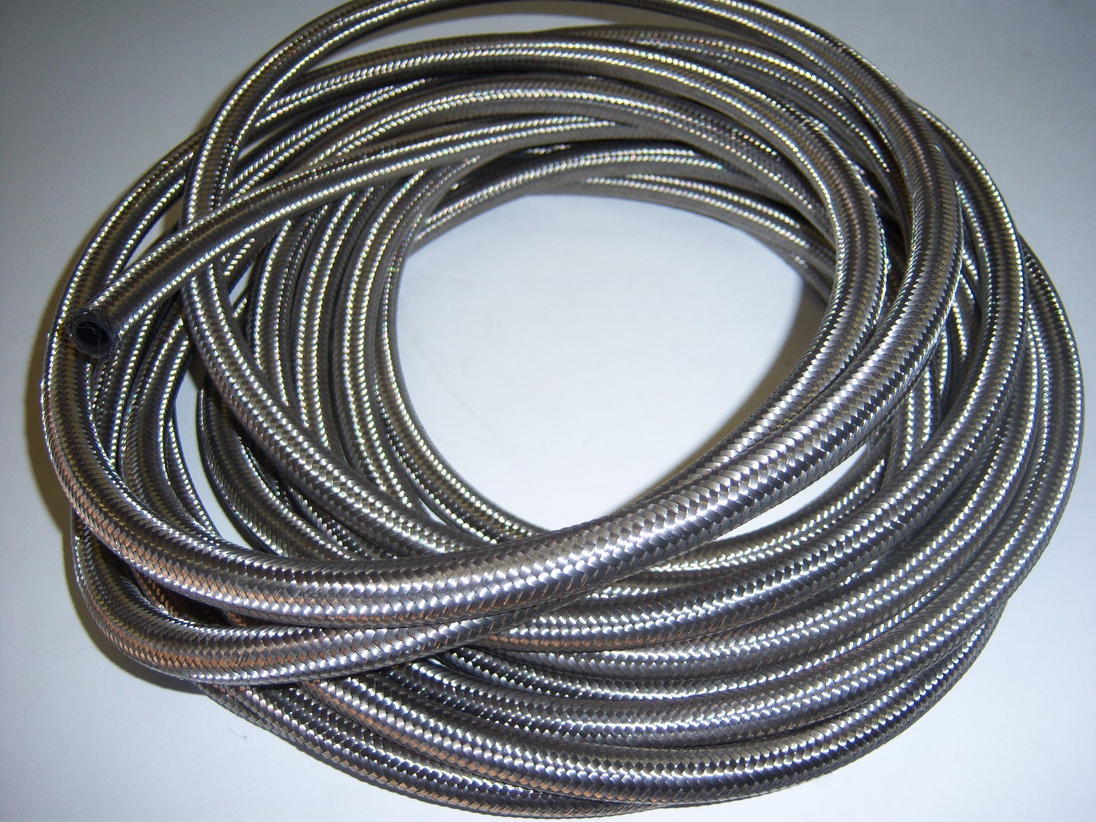 AN6 STEEL BRAIDED FUEL HOSE 20ft AN6 STEEL BRAIDED FUEL HOSE 20ft