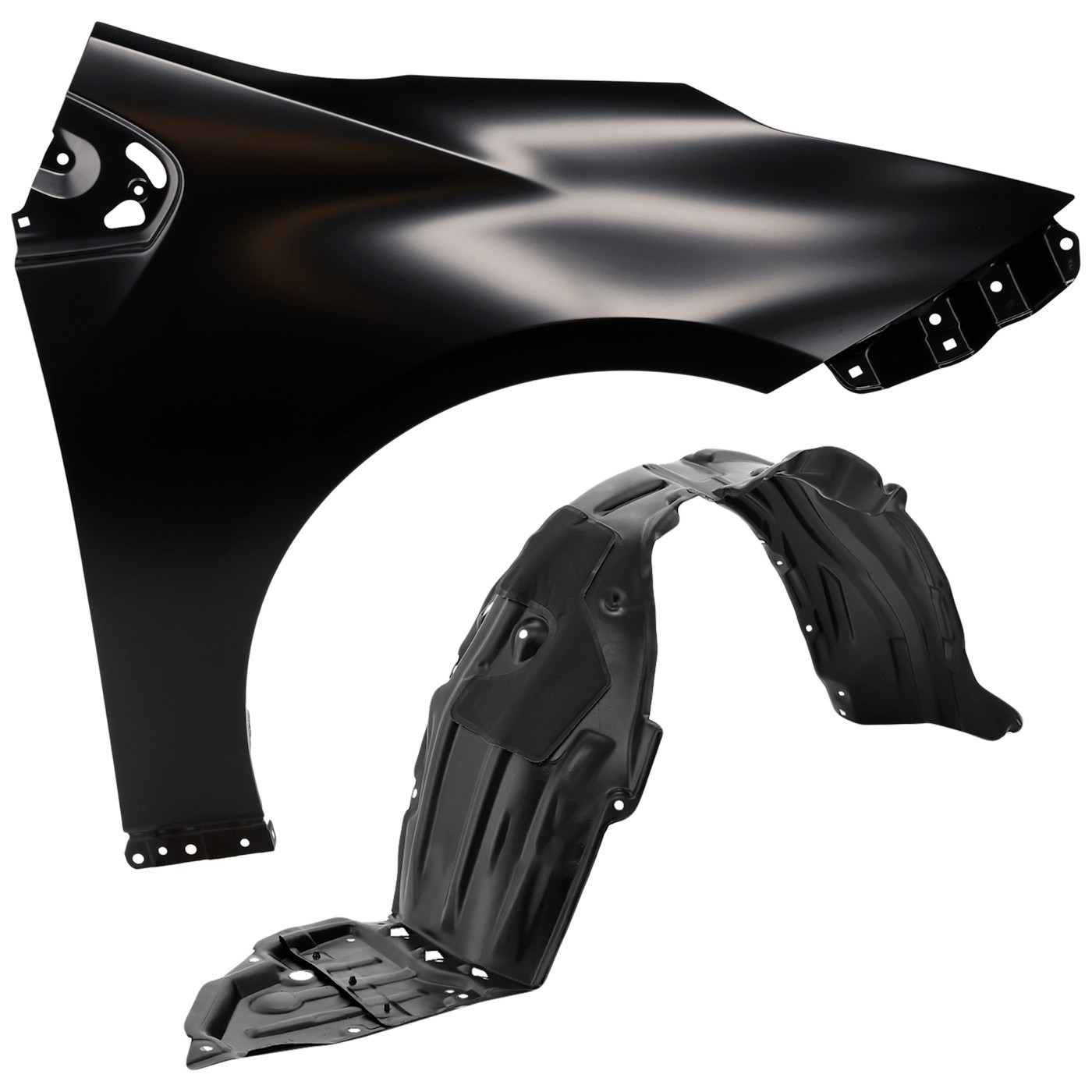 Fender Front Passenger Right Side for Toyota Prius 2016-2018