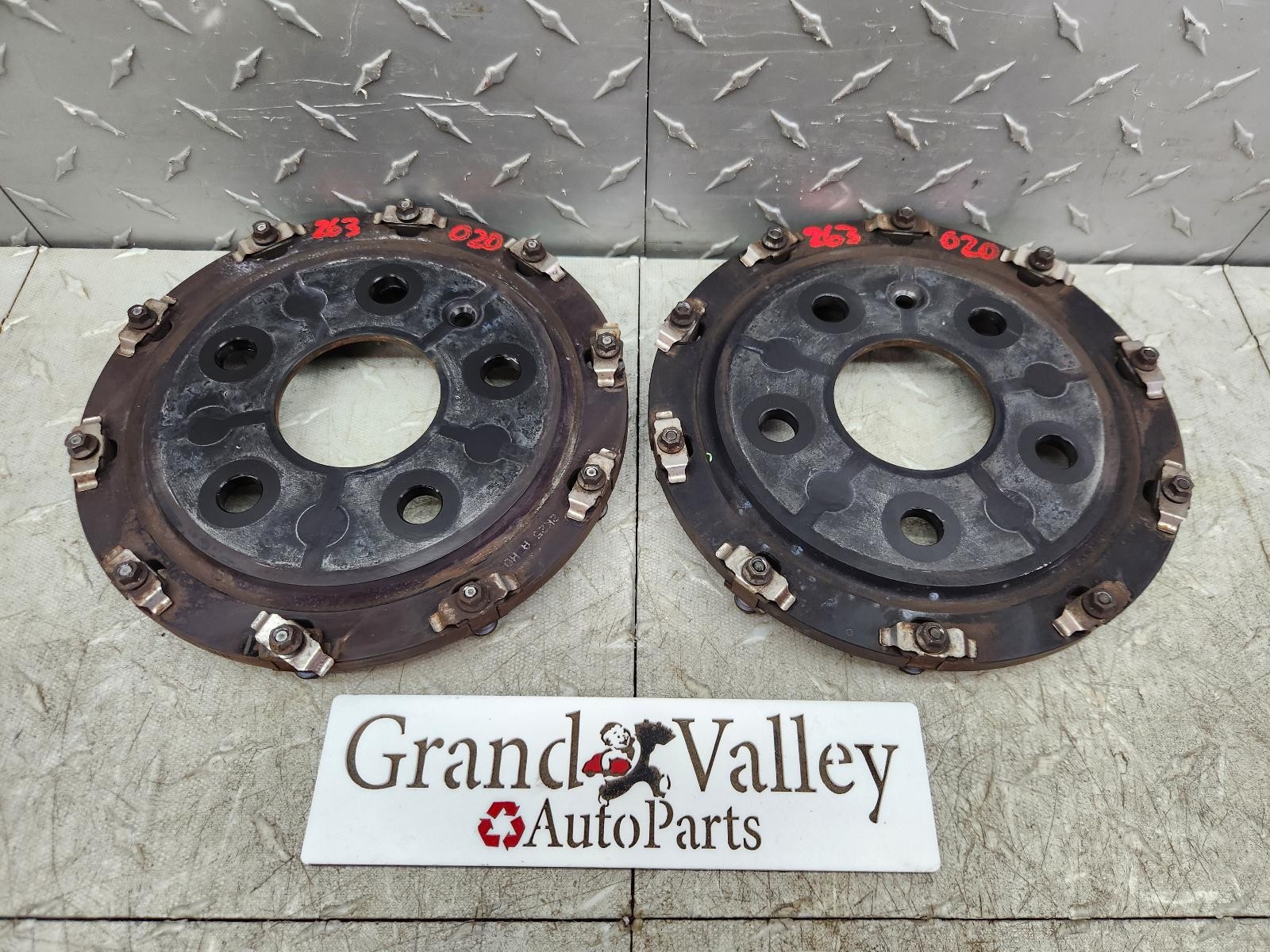 2012-2015 Camaro ZL1 OEM Front Brake Rotor Hats PAIR Used 43k