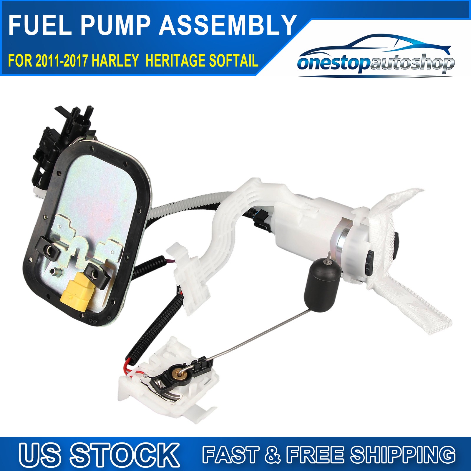 New Fuel Pump Assembly 75284-08A For 2011-2017 Harley Davidson Heritage Softail New Fuel Pump Assembly 75284-08A For 2011-2017 Harley Davidson Heritage Softail