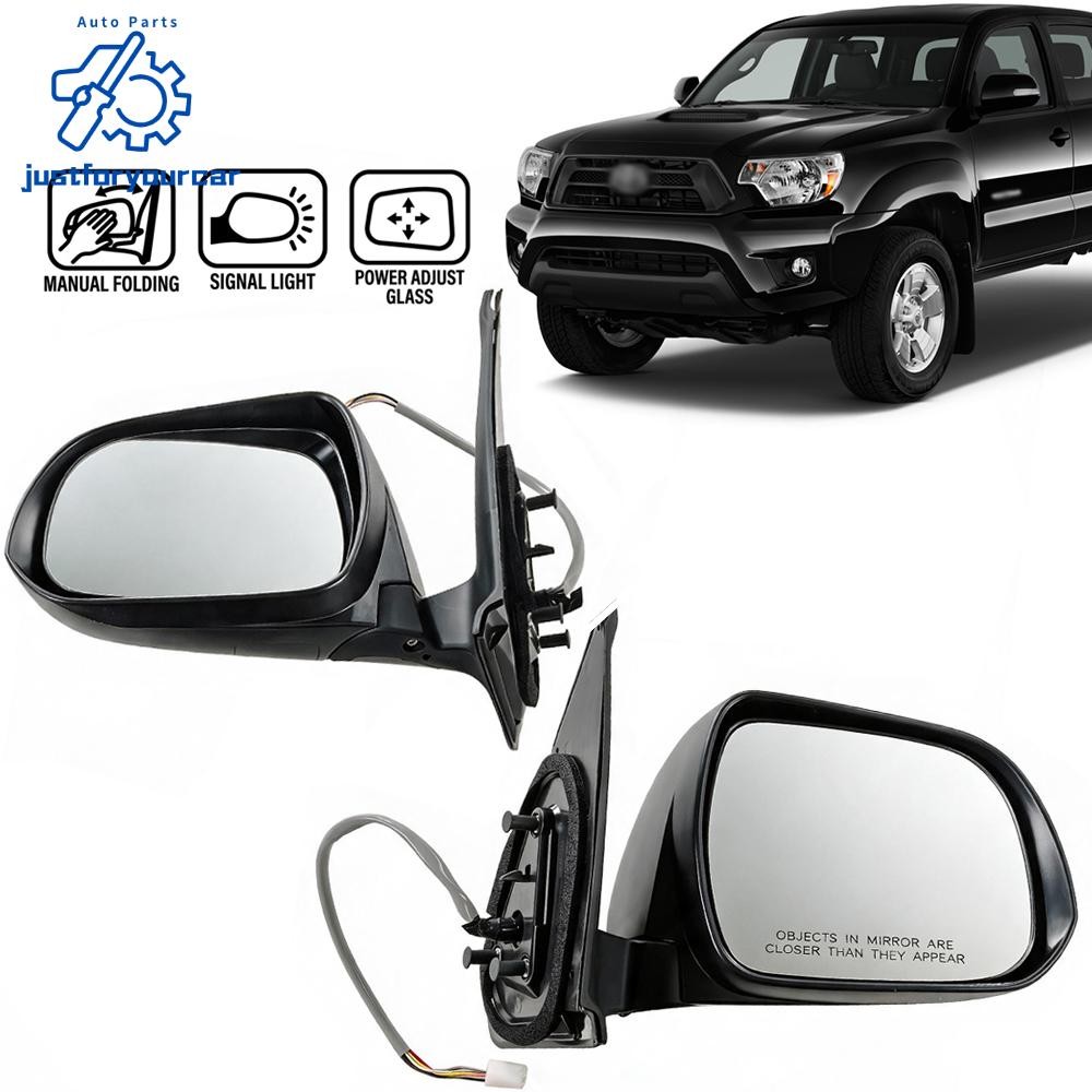 Fit Toyota Tacoma 2012-2015 Side View Mirror Set w/ Turn Signal Power Glass Fit Toyota Tacoma 2012-2015 Side View Mirror Set w/ Turn Signal Power Glass