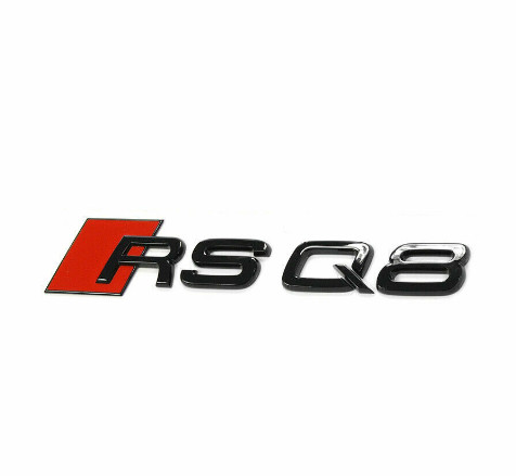 NEW AUDI RSQ8 4MN REAR TRUNK BOOTLID BADGE 4M8853740AT94