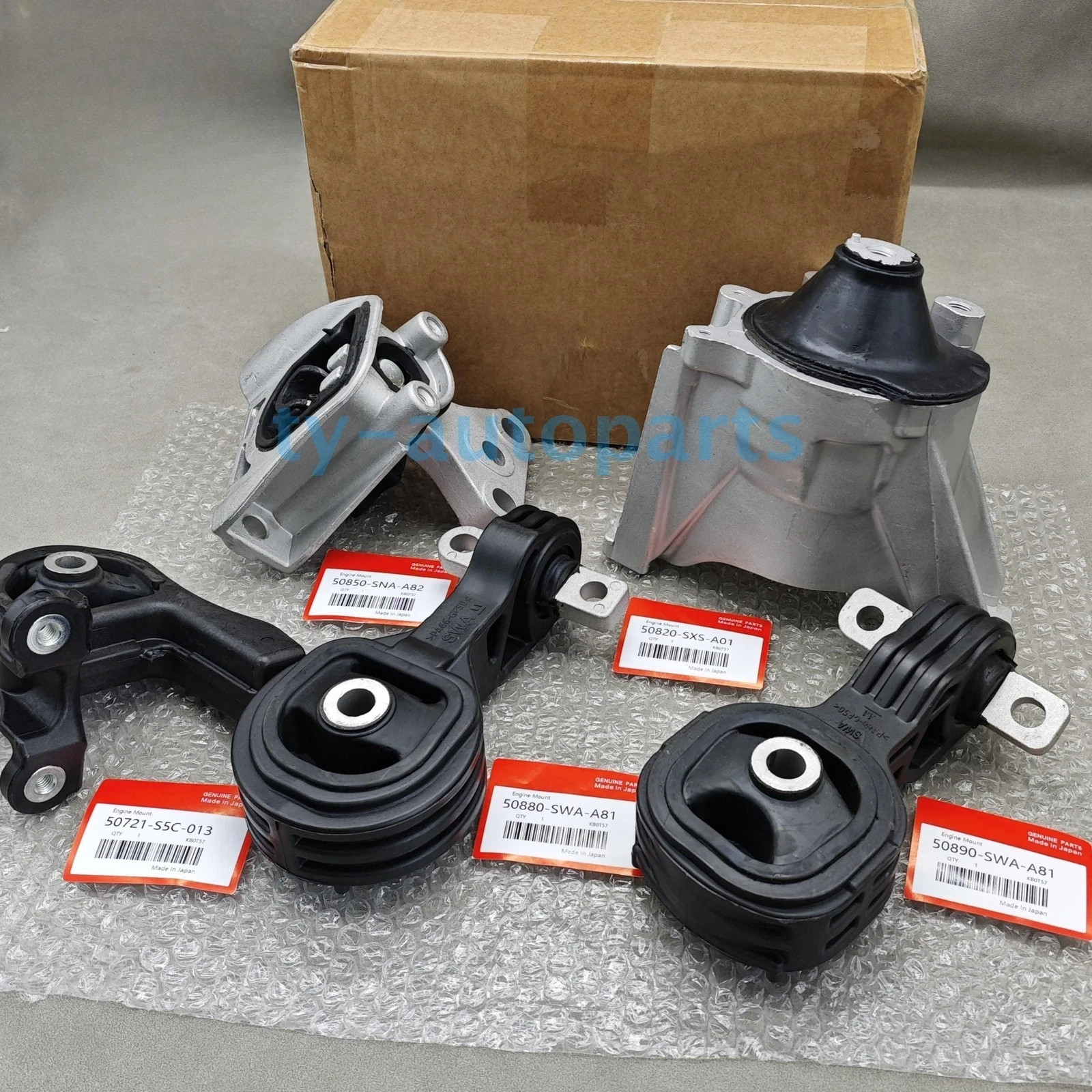 NEW 5pcs Engine Motor Mount Kit For 07-11 Honda CRV 2.4L 4WD Automatic USA