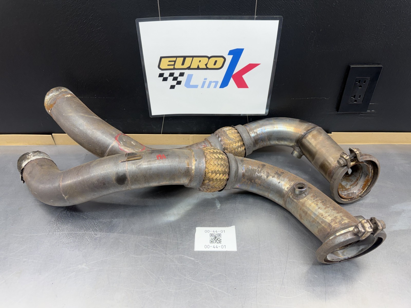 VRSF BMW F85 F86 X5M S63 Turbocharger Exhaust Pipe 2015-2019 Stainless Steel