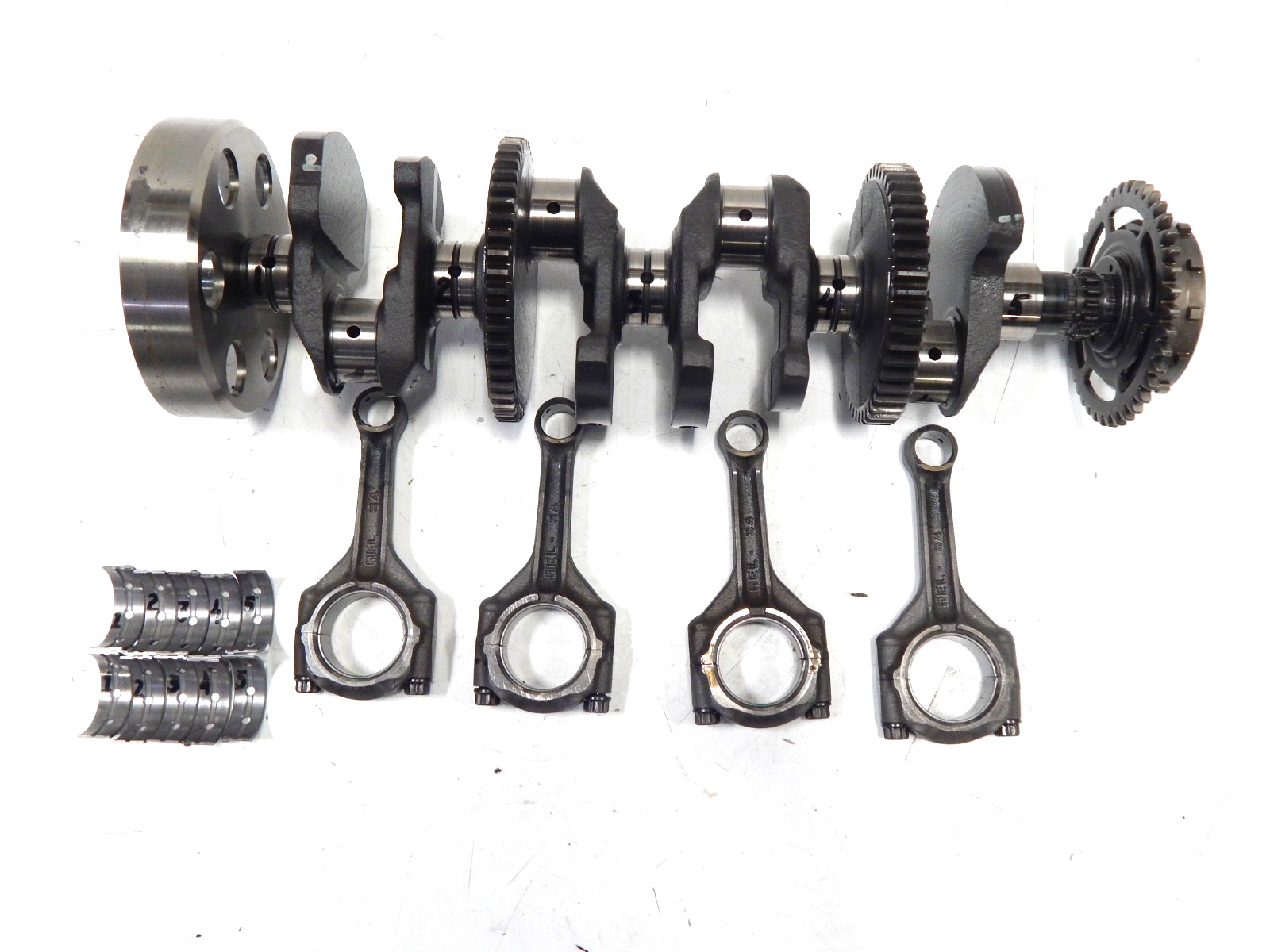 06 07 HONDA CBR 1000RR CBR1000RR crankshaft connecting rods & bearings LOW MILES