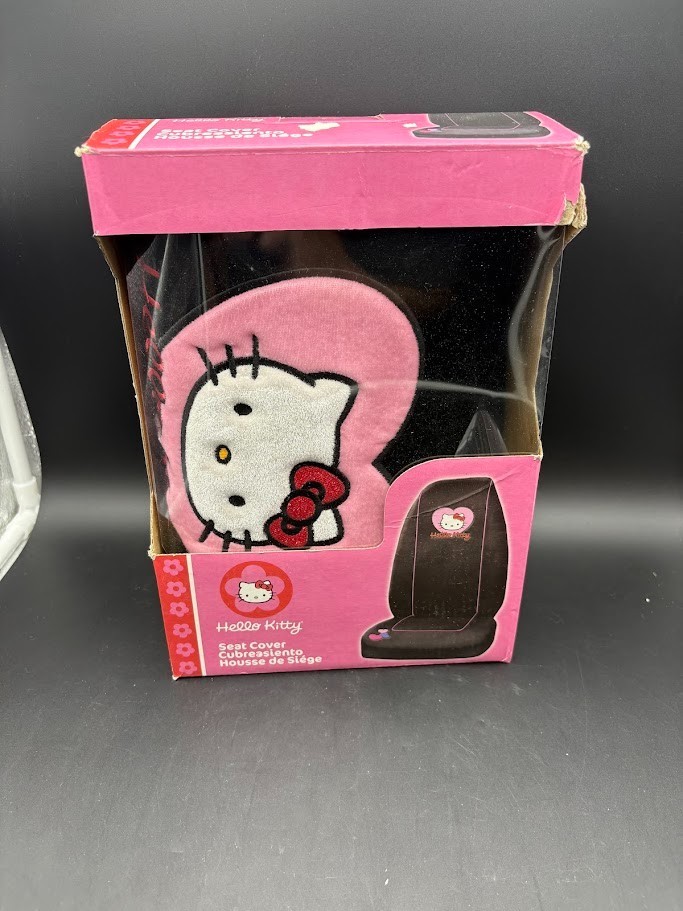 Hello Kitty Car Seat Covers - Pink Front Seat Covers Includes 1 Seat Cover Hello Kitty Car Seat Covers - Pink Front Seat Covers Includes 1 Seat Cover