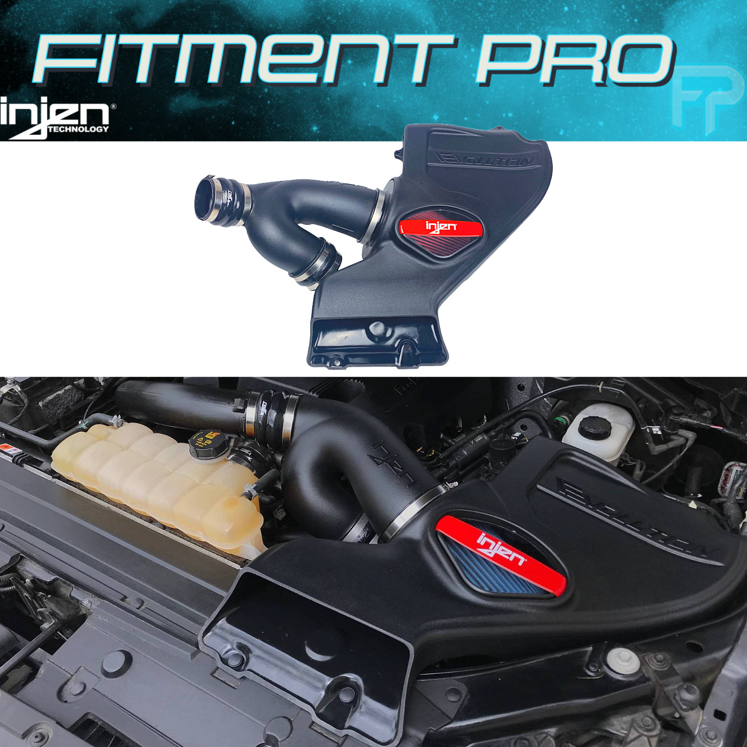 Injen EVO9104C Cold Air Intake For 2017-2026 Ford F-150 /Raptor 3.5L V6 EcoBoost