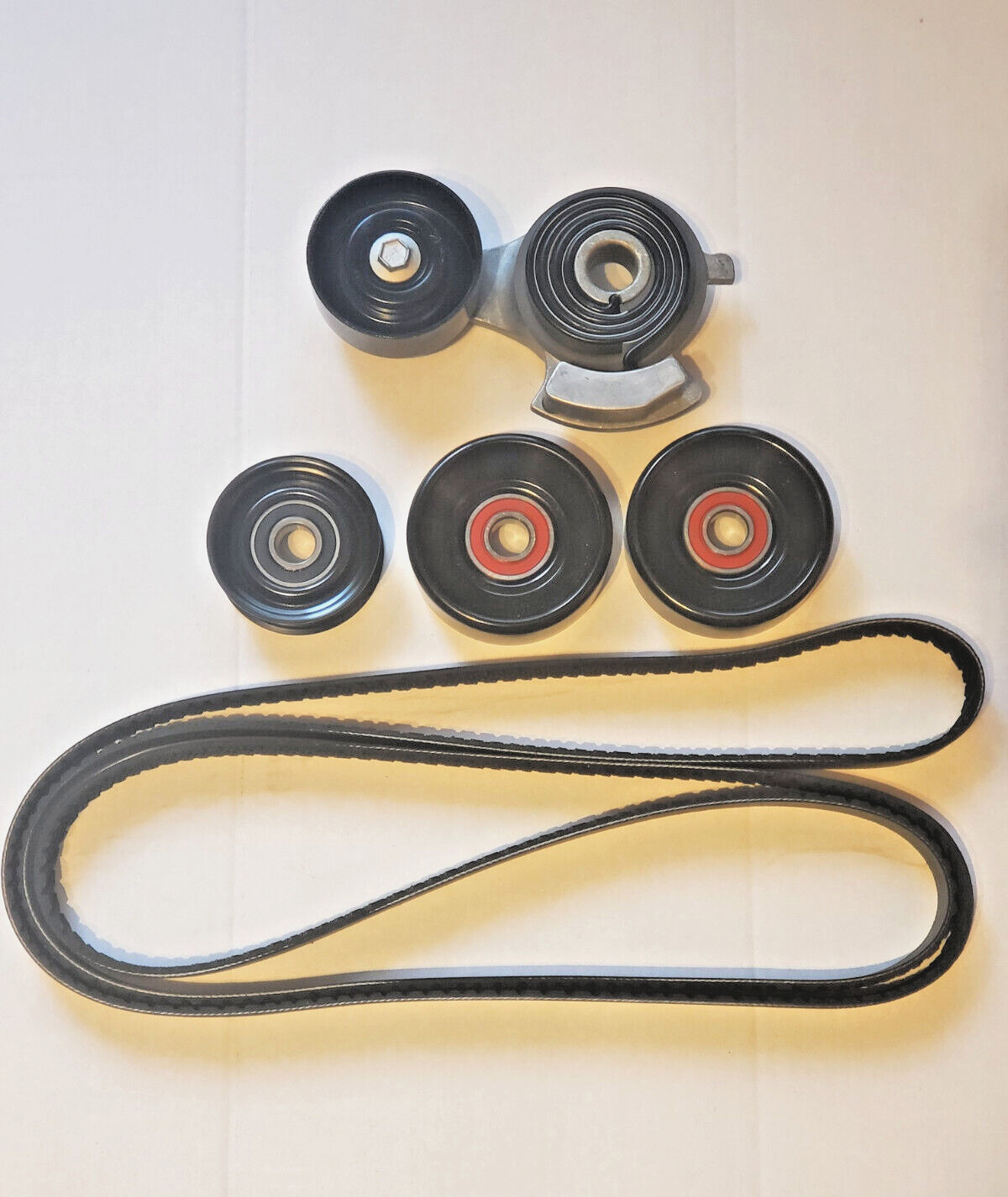 Aston Martin V12 Vantage DB7 DB9 Vanquish- Drive Belt Idler Tensioner Pulley Kit