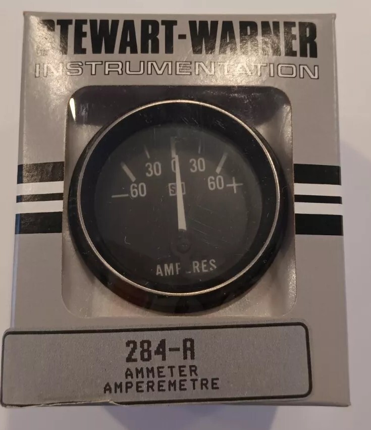 Stewart -Wagner Instrumentation 284-R Ammeter Amperemetre NOS USA Stewart -Wagner Instrumentation 284-R Ammeter Amperemetre NOS USA