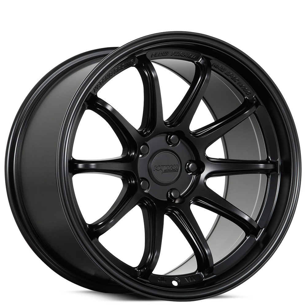 18x8.5/18x10.5 Katana Racing Wheels HR06 Matte Black Rims (4pcs) A1 18x8.5/18x10.5 Katana Racing Wheels HR06 Matte Black Rims (4pcs) A1