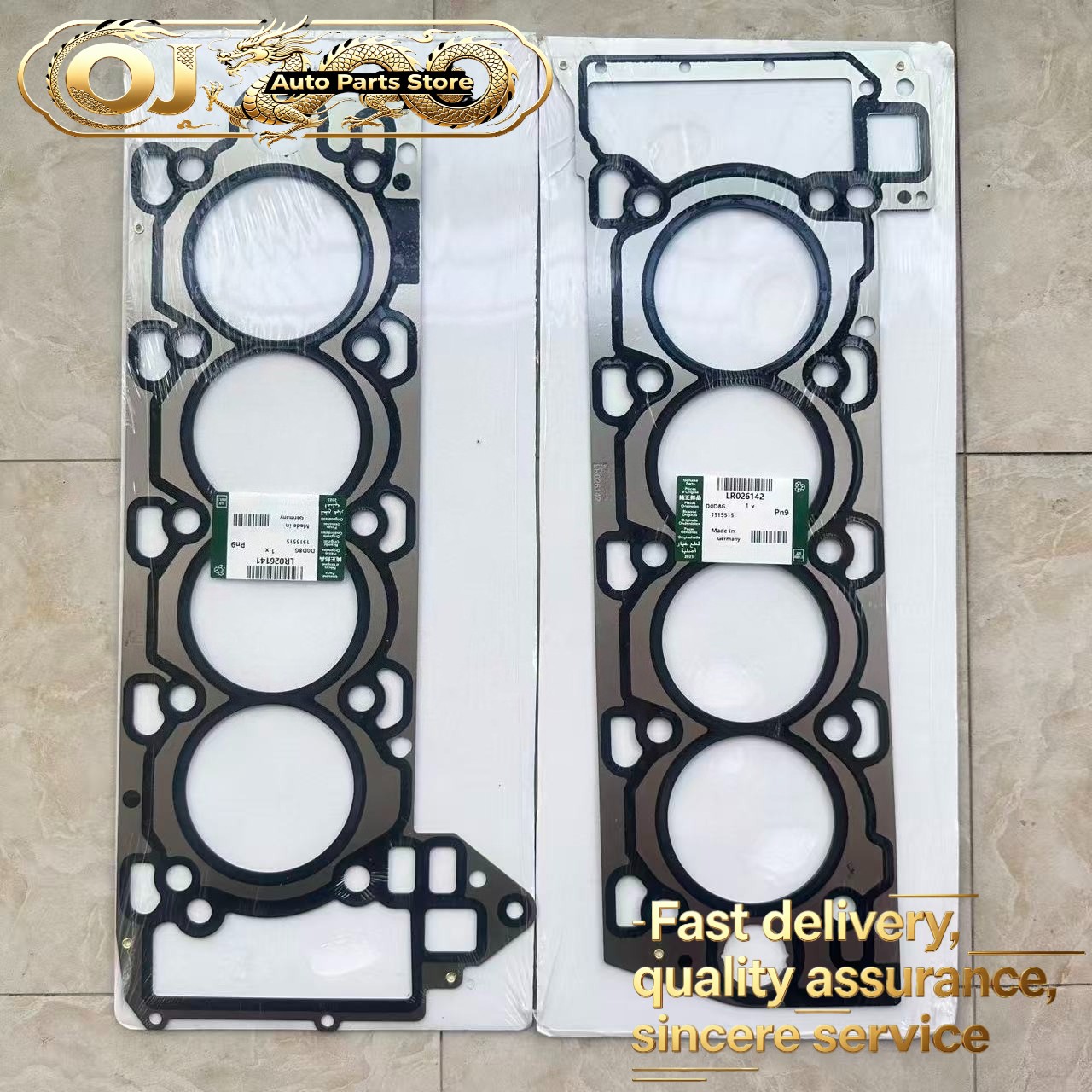 RACEORLY L&R Head Gasket 5 Layer For Land Rover Sport Range LR4 AJ133 5.0L V8