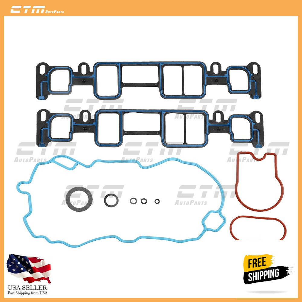 Intake Gasket Set For 96-06 GMC Chevrolet Isuzu Oldsmobile 4.3L Intake Gasket Set For 96-06 GMC Chevrolet Isuzu Oldsmobile 4.3L