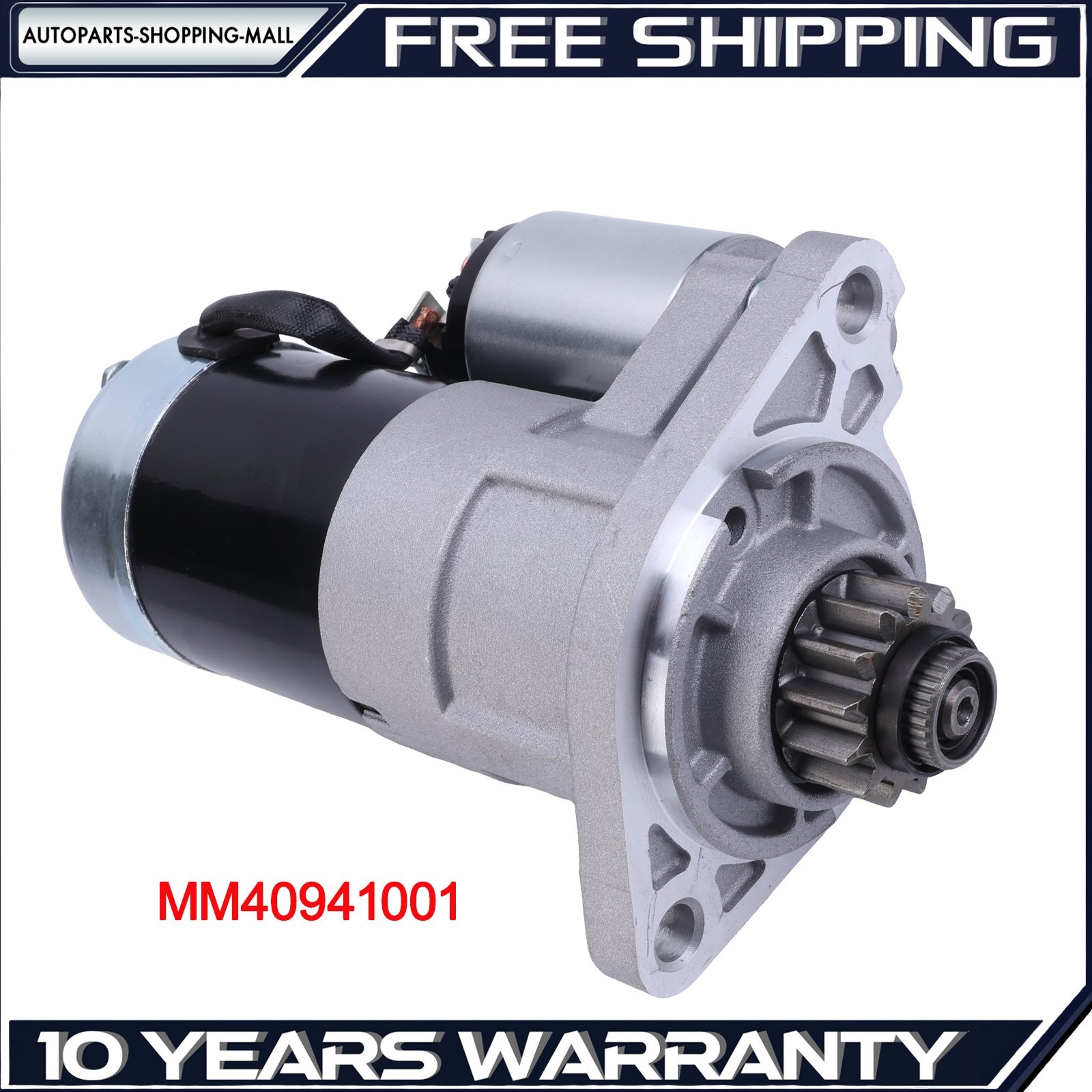 12V Starter Motor MM40941001 For Mitsubishi Engine S3L2 Mahindra Tractor 2216