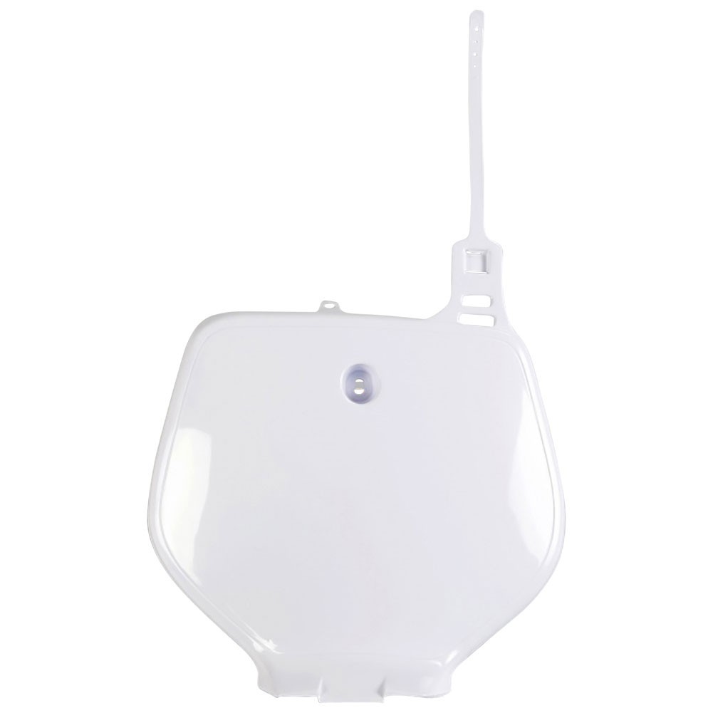 UFO PLAST White Front Number Plate For Yamaha YZ125/250 92-99/YZ400F 98-99 UFO PLAST White Front Number Plate For Yamaha YZ125/250 92-99/YZ400F 98-99