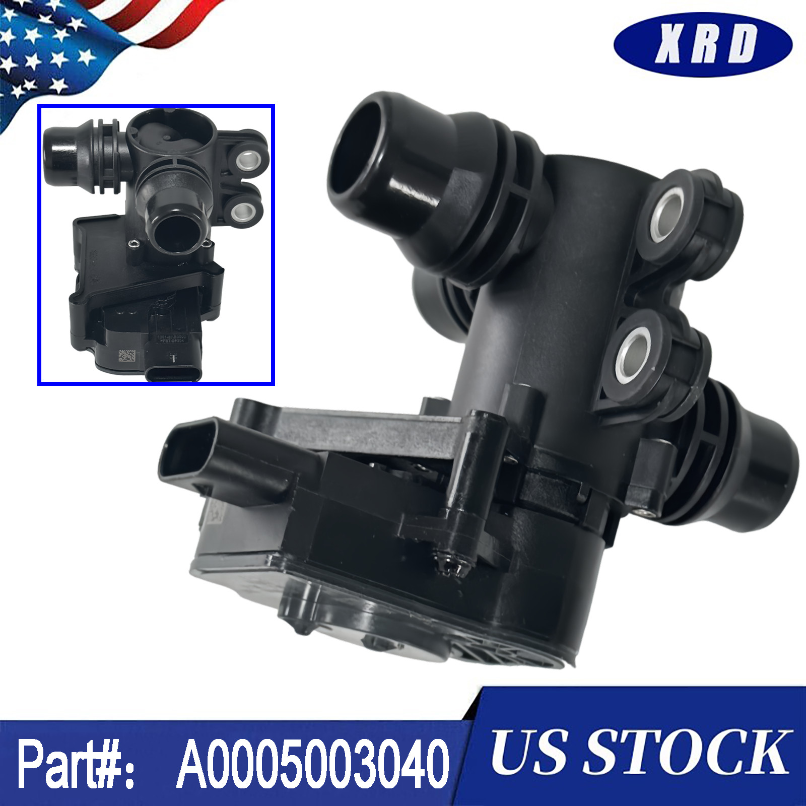 For Mercedes-Benz GLC W205 New 1Pcs Cooling Water Change Over Valve A0005003040