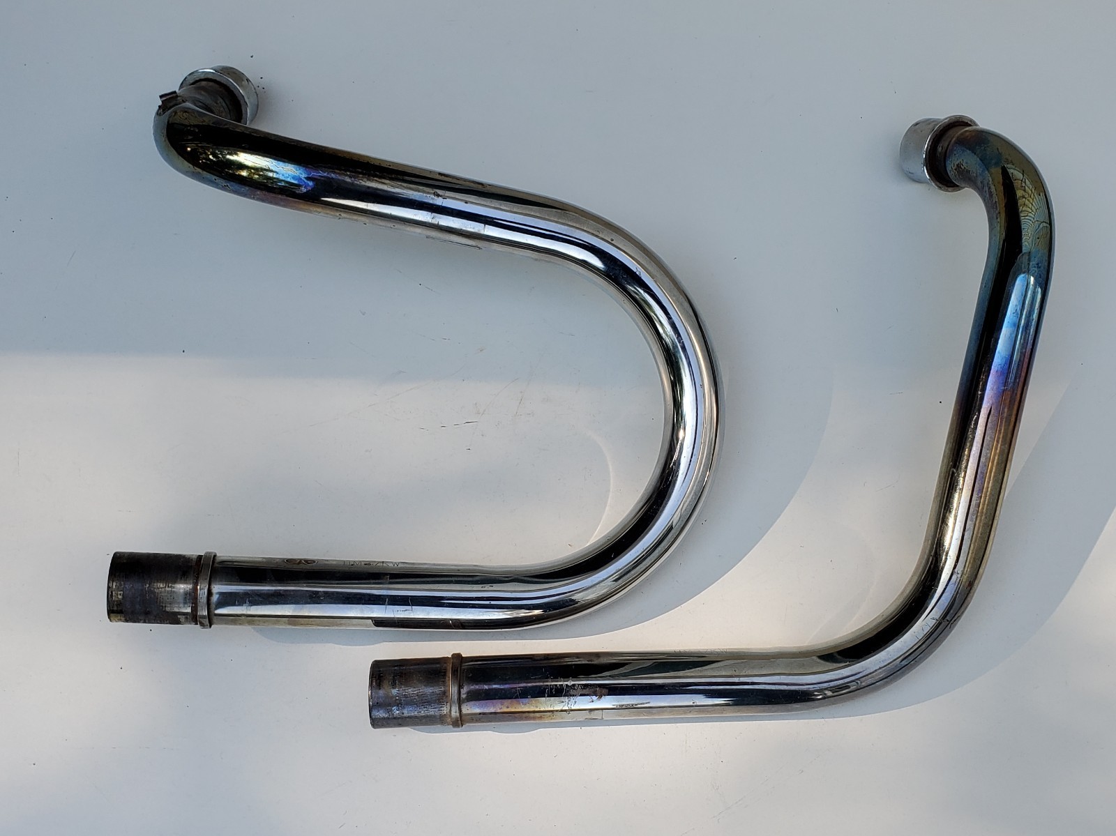 HONDA 18420-MF5-751 18320-MF5-003 EXHAUST HEAD PIPES VT500 SHADOW 1985-86 HONDA 18420-MF5-751 18320-MF5-003 EXHAUST HEAD PIPES VT500 SHADOW 1985-86