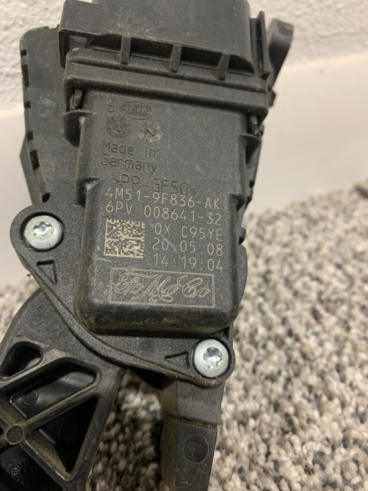 USED & TESTED 2004-2010 Mazda 3 Accelerator Pedal 4M51-9F836-AG, AH, AK