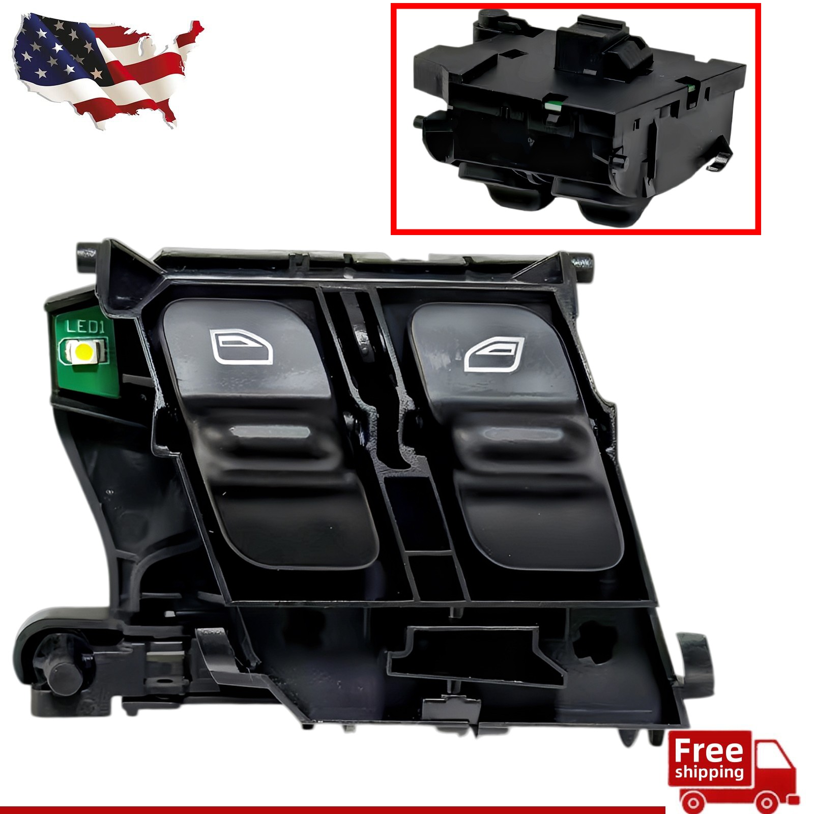 For Porsche 911 Cayman Boxster 99761315105A05 Left Driver Side Window Switch For Porsche 911 Cayman Boxster 99761315105A05 Left Driver Side Window Switch