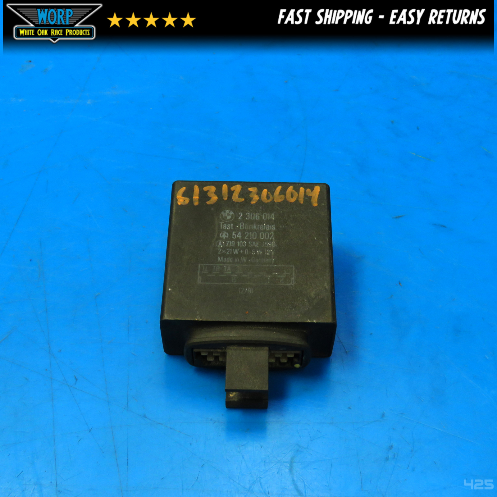 1991-95 BMW K100 TURN SIGNAL FLASHER INDICATOR RELAY GENUINE OEM 61312306014 1991-95 BMW K100 TURN SIGNAL FLASHER INDICATOR RELAY GENUINE OEM 61312306014