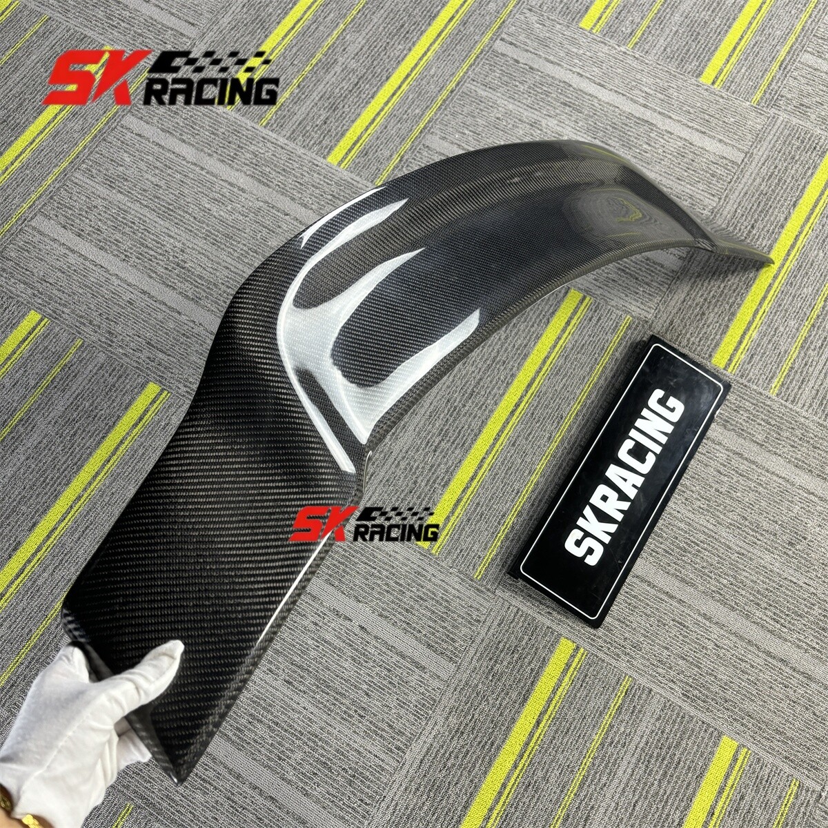 Unpainted/Carbon Fiber Rear Spoiler Wing For Benz CLS Class W218 CLS63 2012-2018