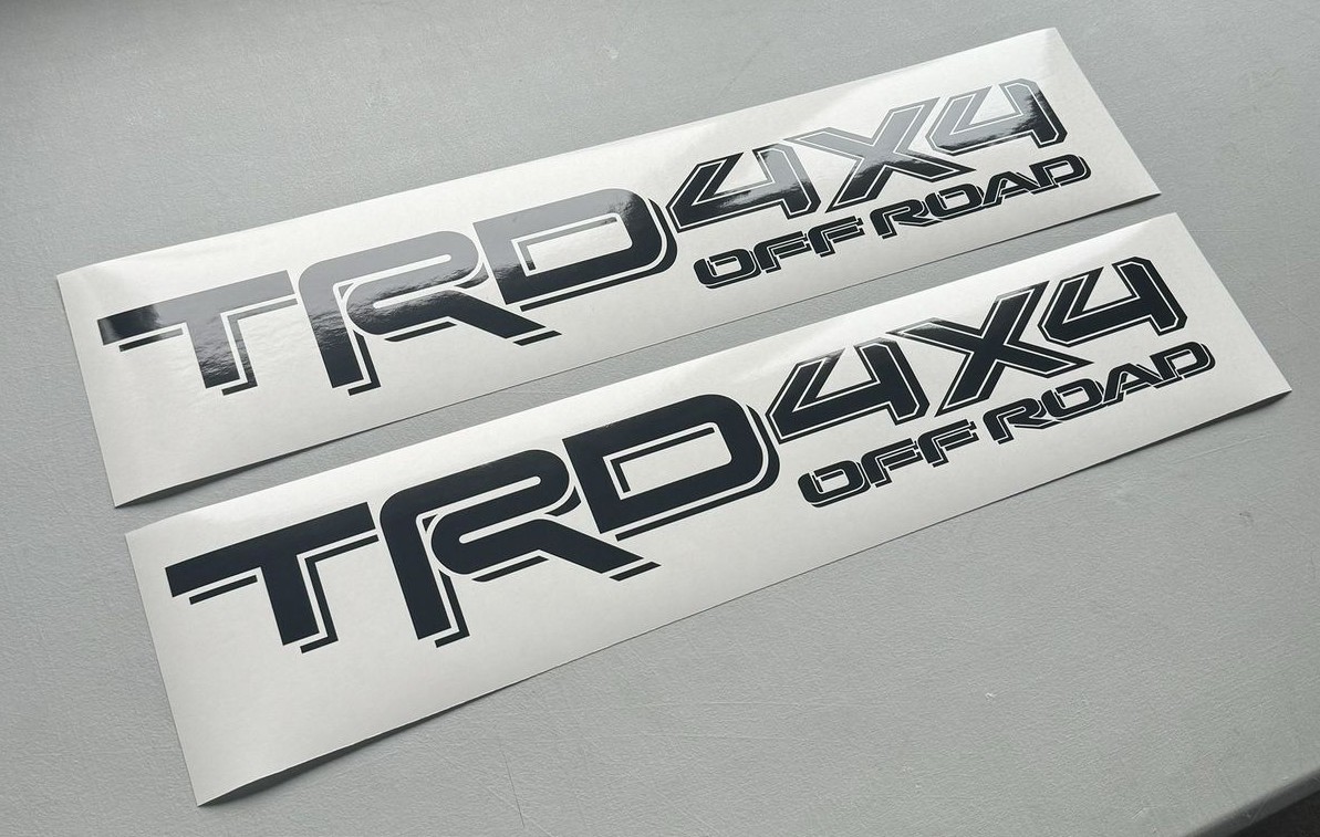 2X Toyota TRD 4x4 Off Road Tacoma Tundra Truck decal sticker 2X Toyota TRD 4x4 Off Road Tacoma Tundra Truck decal sticker