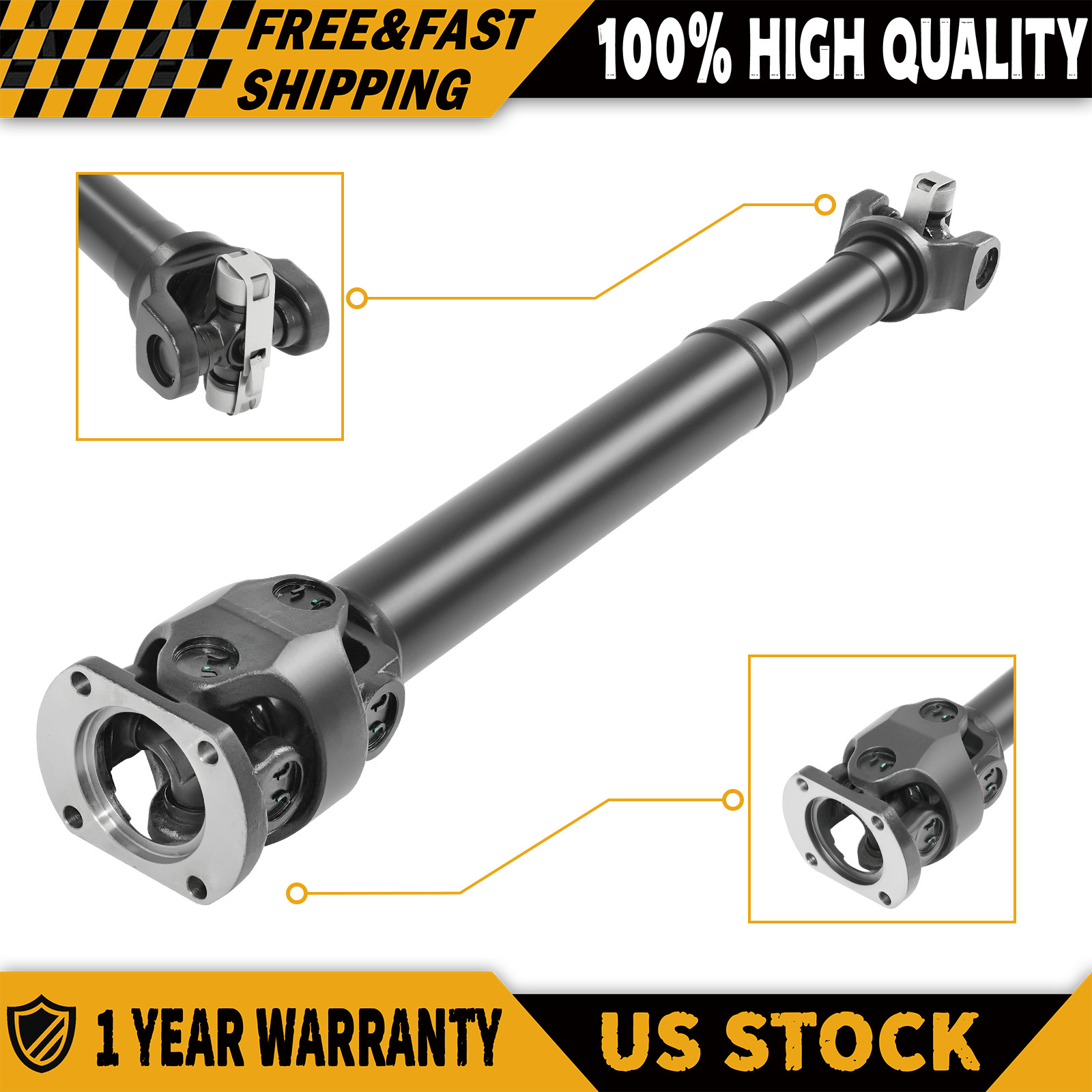 Front Driveshaft For 1977-1980 Chevrolet GMC K10 K15 Jimmy Auto 4WD 7826670 Front Driveshaft For 1977-1980 Chevrolet GMC K10 K15 Jimmy Auto 4WD 7826670