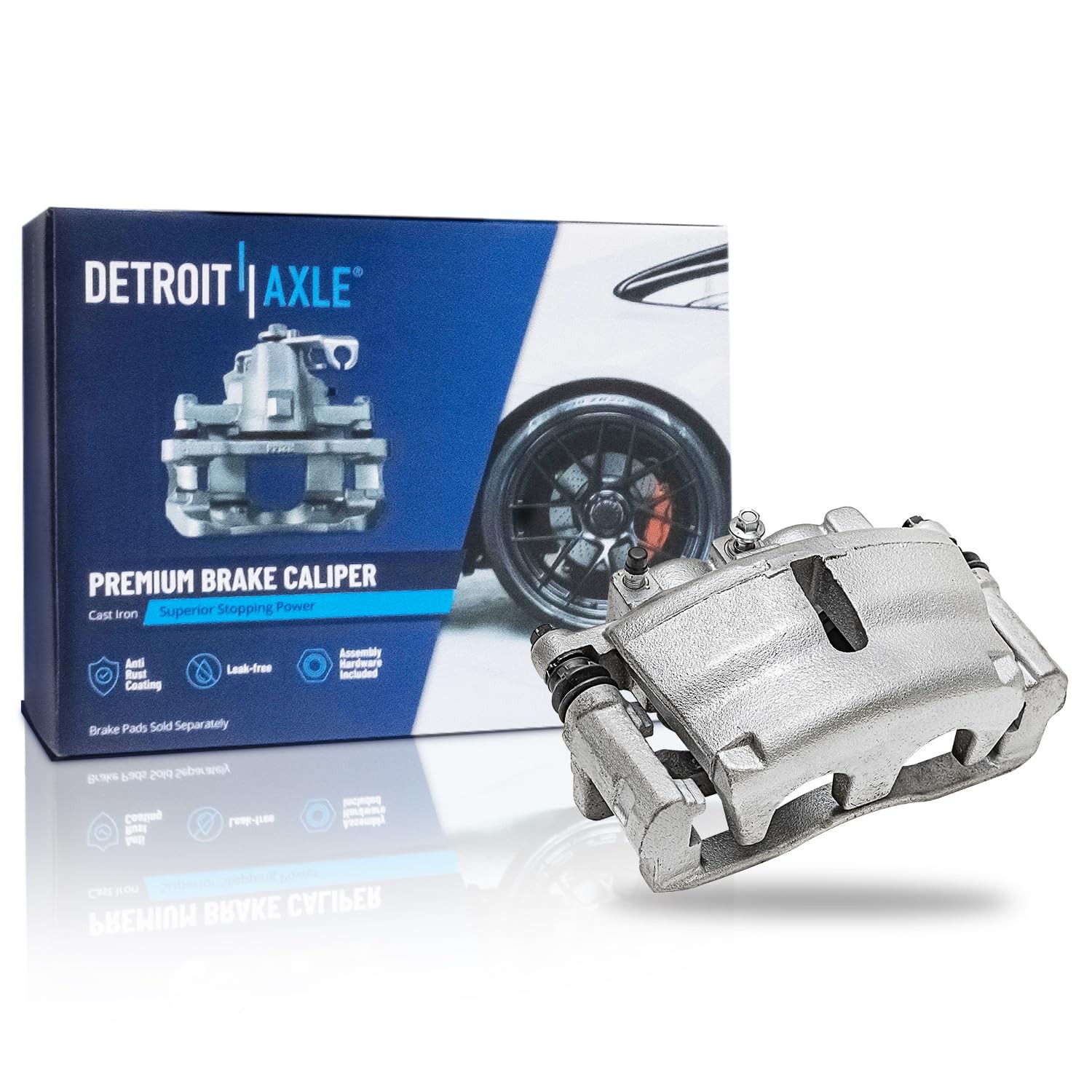 Detroit Axle R18B5005A Front Right Disc Brake Caliper Fits 2006-2009 Chevrolet