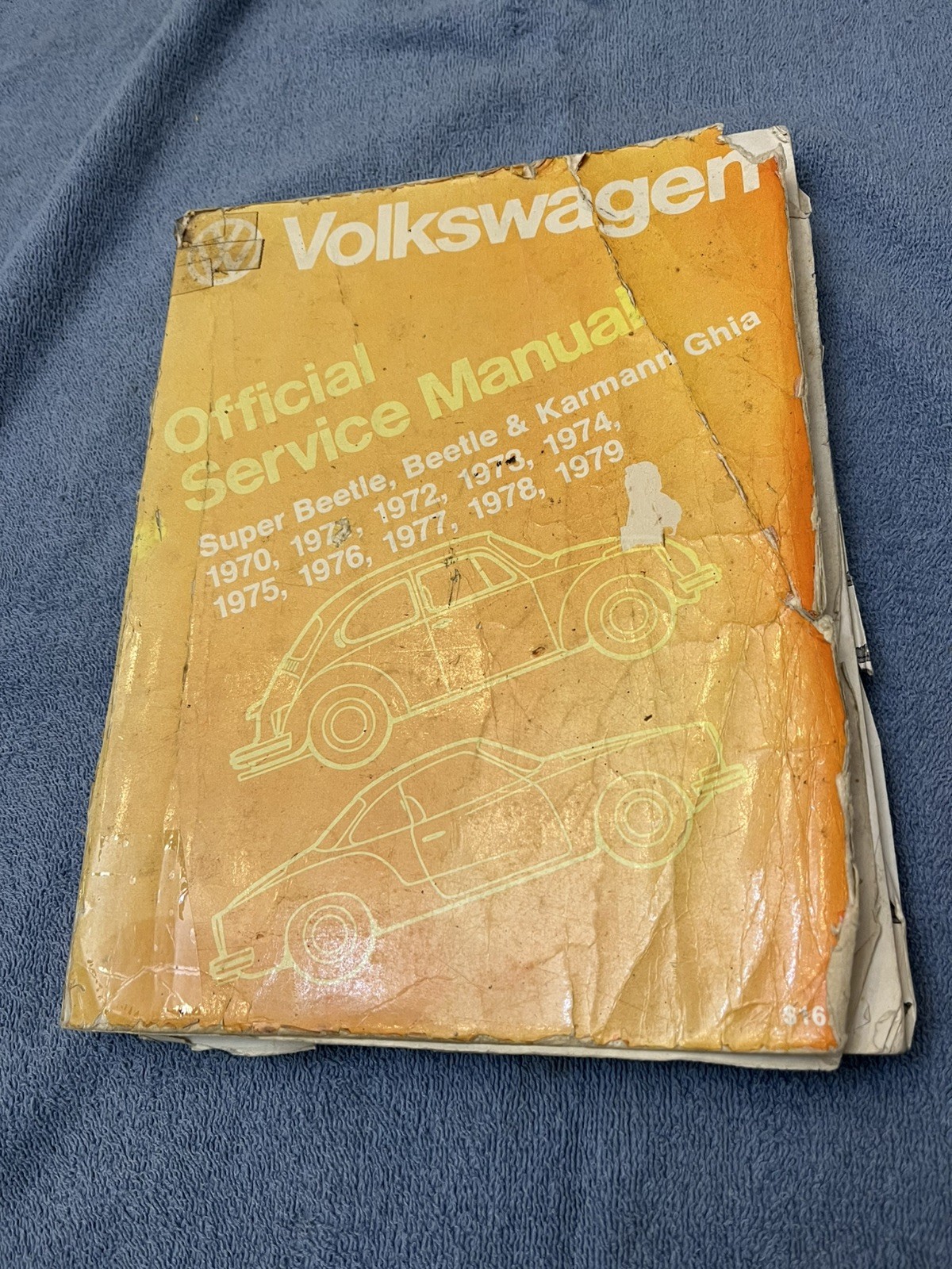 Volkswagen Official Service Manual Type 1 Beetle Super Beetle Karmann Ghia 70-79 Volkswagen Official Service Manual Type 1 Beetle Super Beetle Karmann Ghia 70-79
