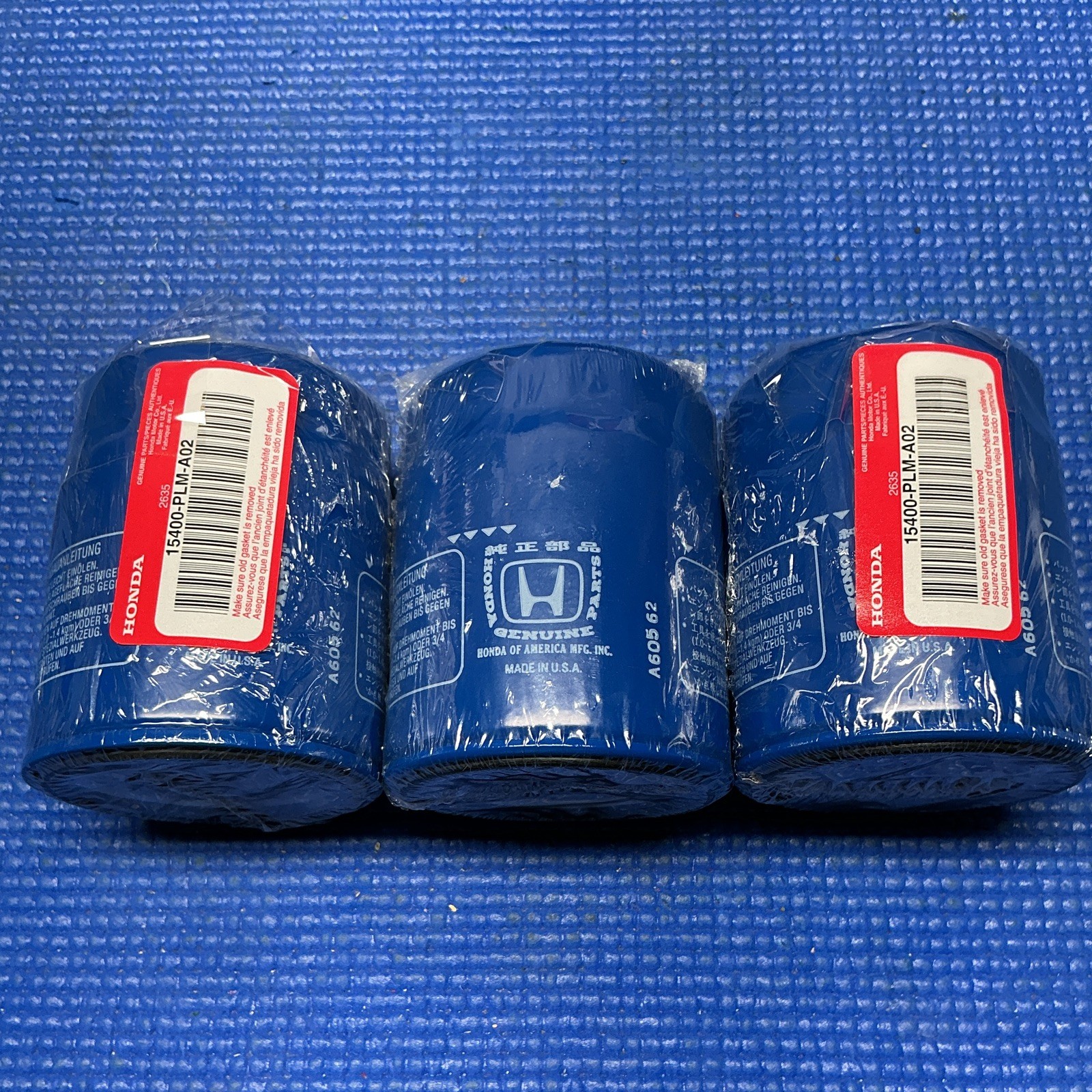 Genuine OEM Honda Oil Filter Part # 15400-PLM-A02 With Crush Washer Genuine OEM Honda Oil Filter Part # 15400-PLM-A02 With Crush Washer