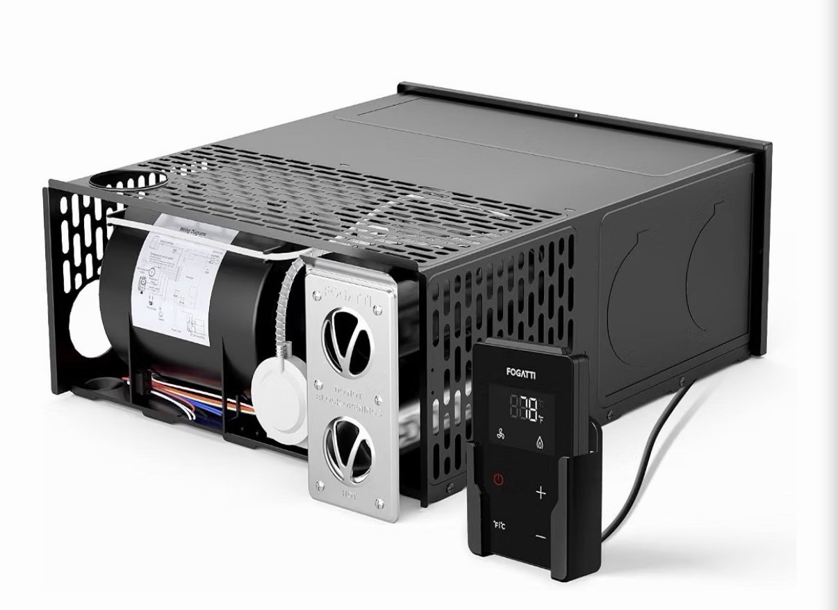 RV Propane Furnace 25,000 BTU for Camper, Motorhome, RV Owners Smart Temp Contr.