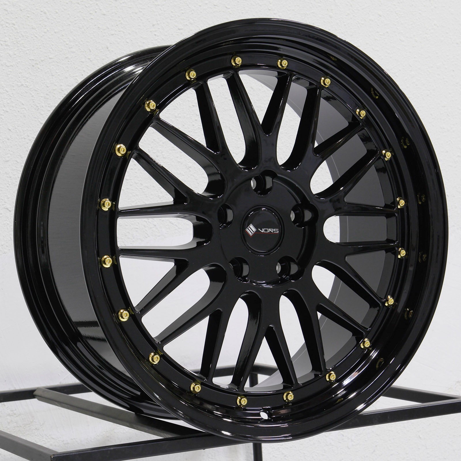 One 18x8 Vors VR8 5x114.3 35 Gloss Black Wheel Rim 73.1 One 18x8 Vors VR8 5x114.3 35 Gloss Black Wheel Rim 73.1