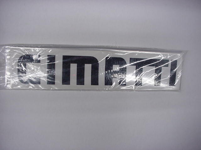 Vintage 1970\'s CIMATTI Decal 11 x 2-3/4\