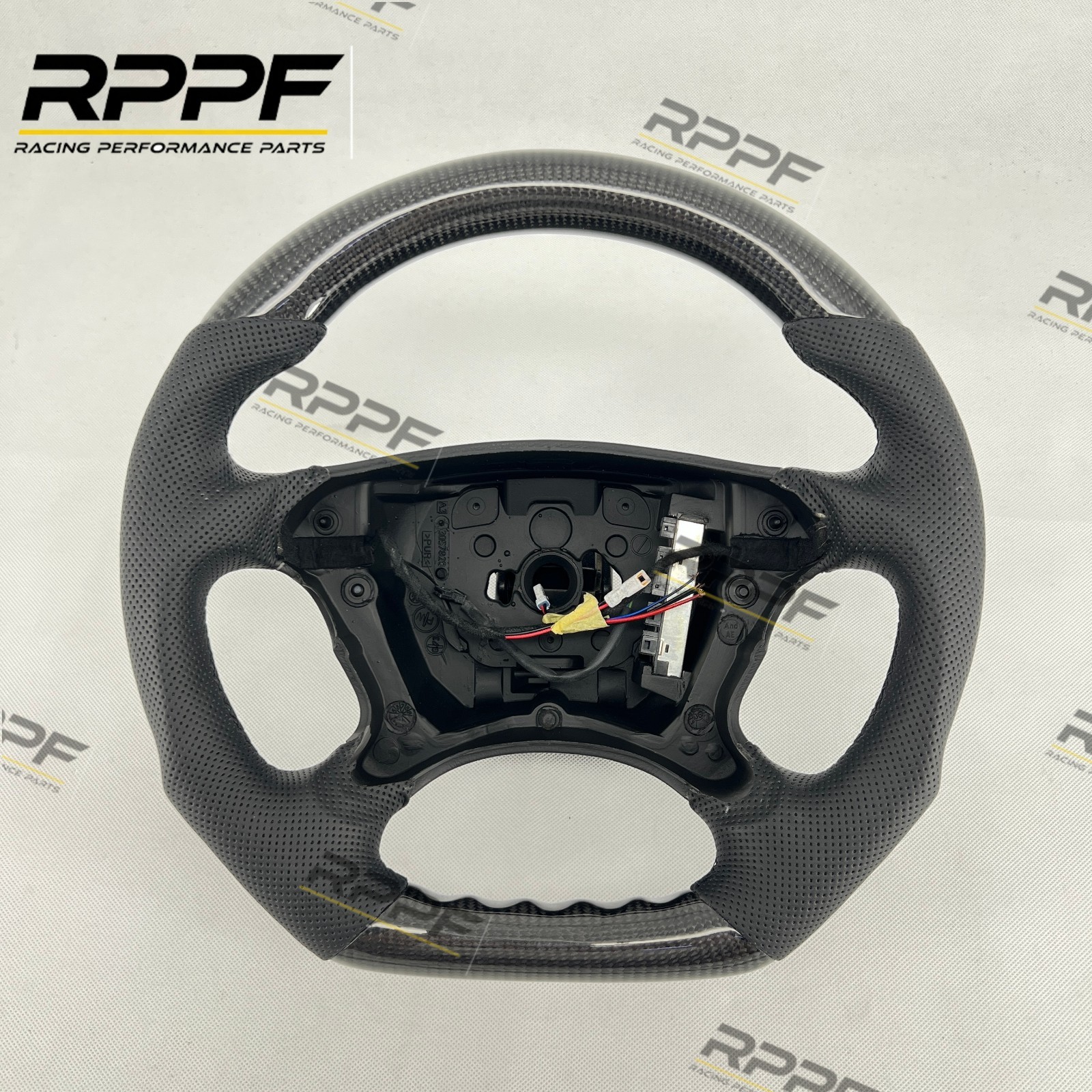 RPPF Carbon Fiber Steering Wheel For Mercedes Benz CLK 55 AMG C209 2003-2005