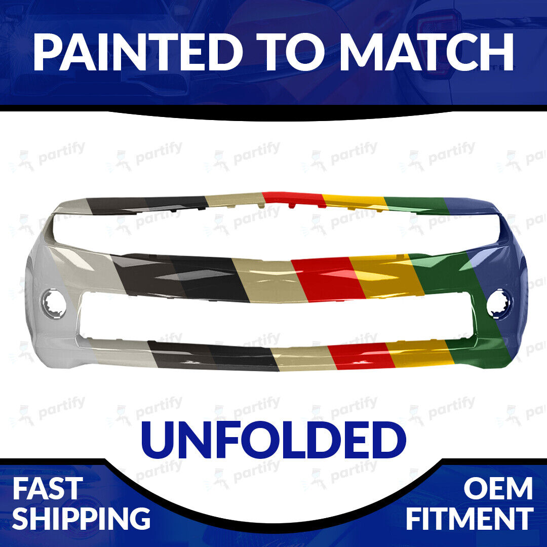 NEW Painted 2014-2015 Chevrolet Camaro LS/LT Unfolded Front Bumper W/O RS Pkg